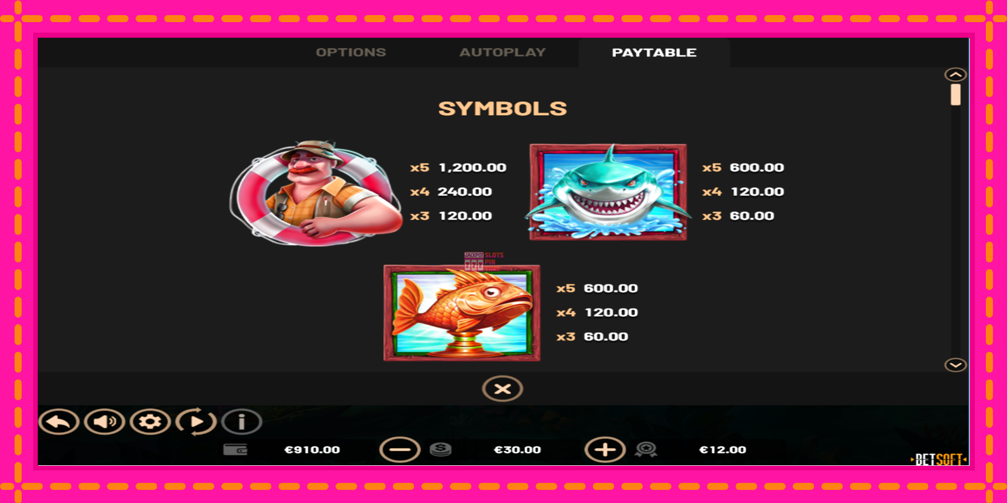 Slot machine A Big Catch gratuitamente, immagine 4