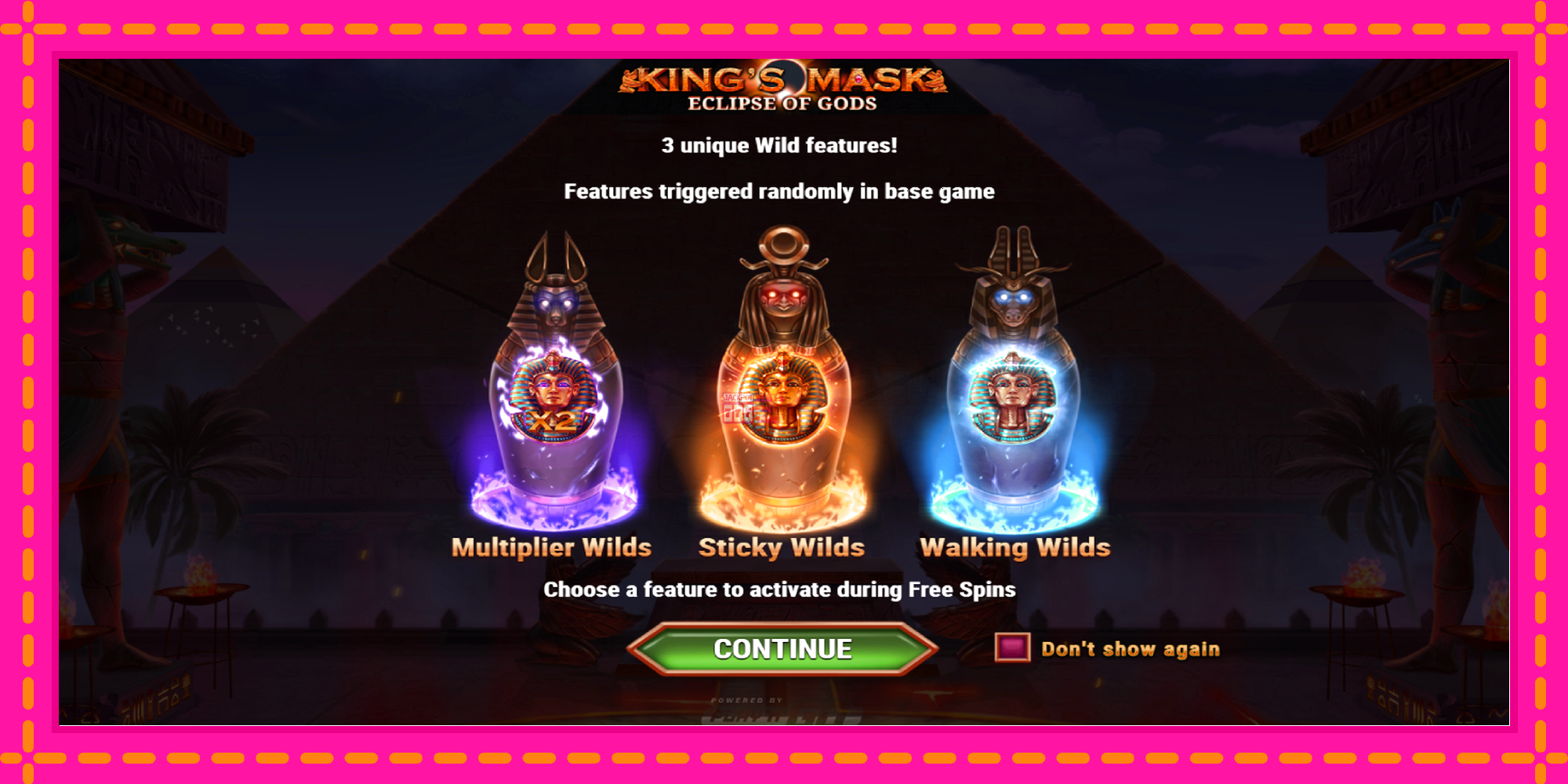 Slot machine King’s Mask Eclipse of Gods gratuitamente, immagine 1