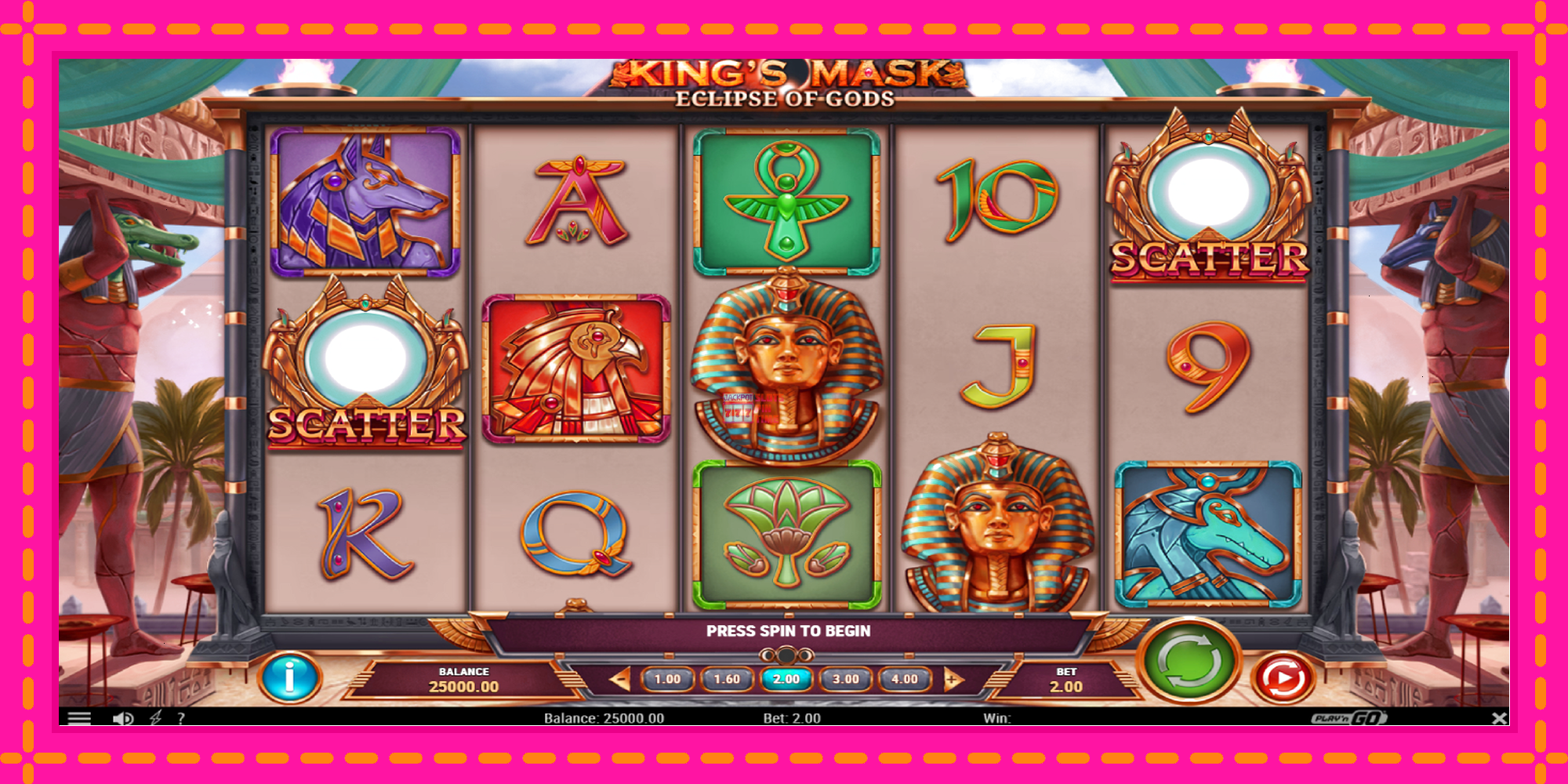 Slot machine King’s Mask Eclipse of Gods gratuitamente, immagine 2