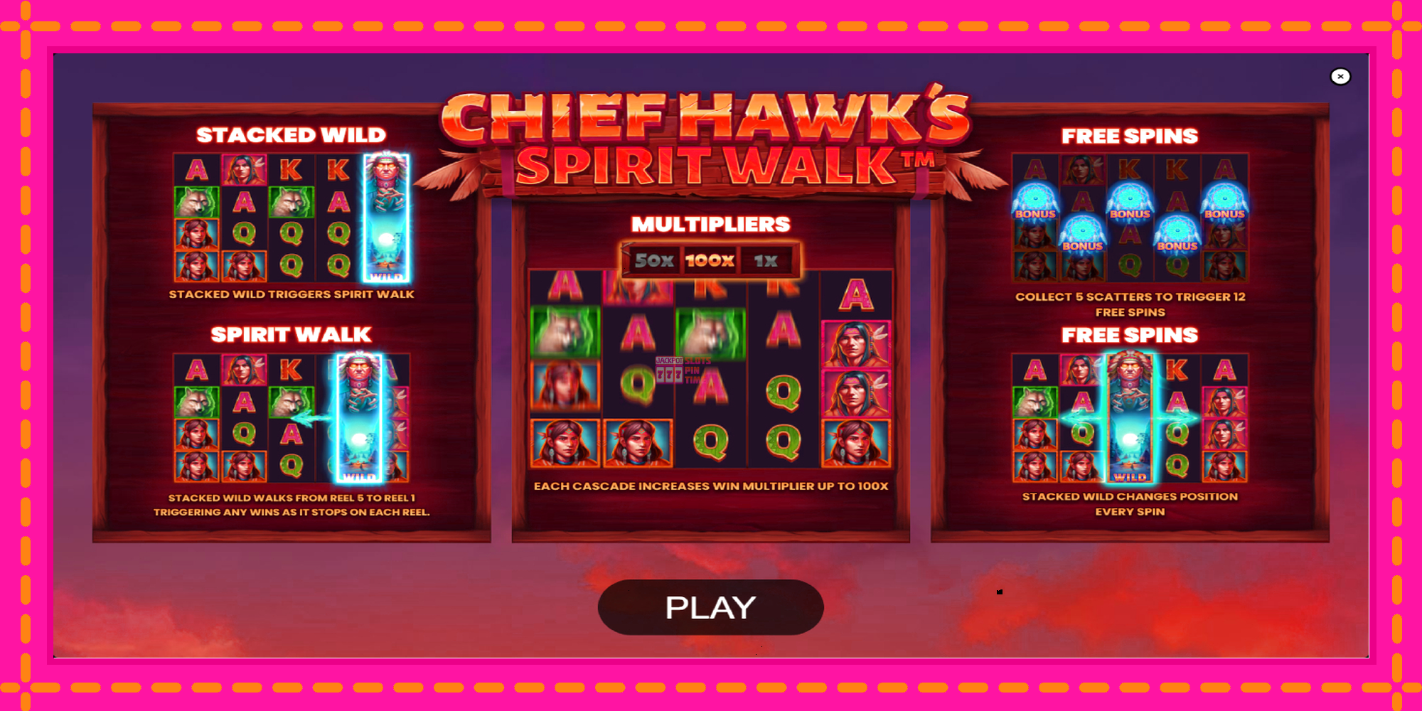 Slot machine Chief Hawk’s Spirit Walk gratuitamente, immagine 1