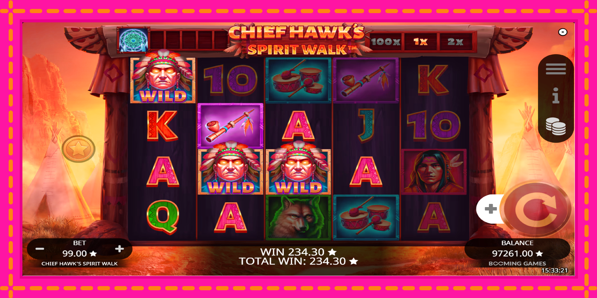 Slot machine Chief Hawk’s Spirit Walk gratuitamente, immagine 4