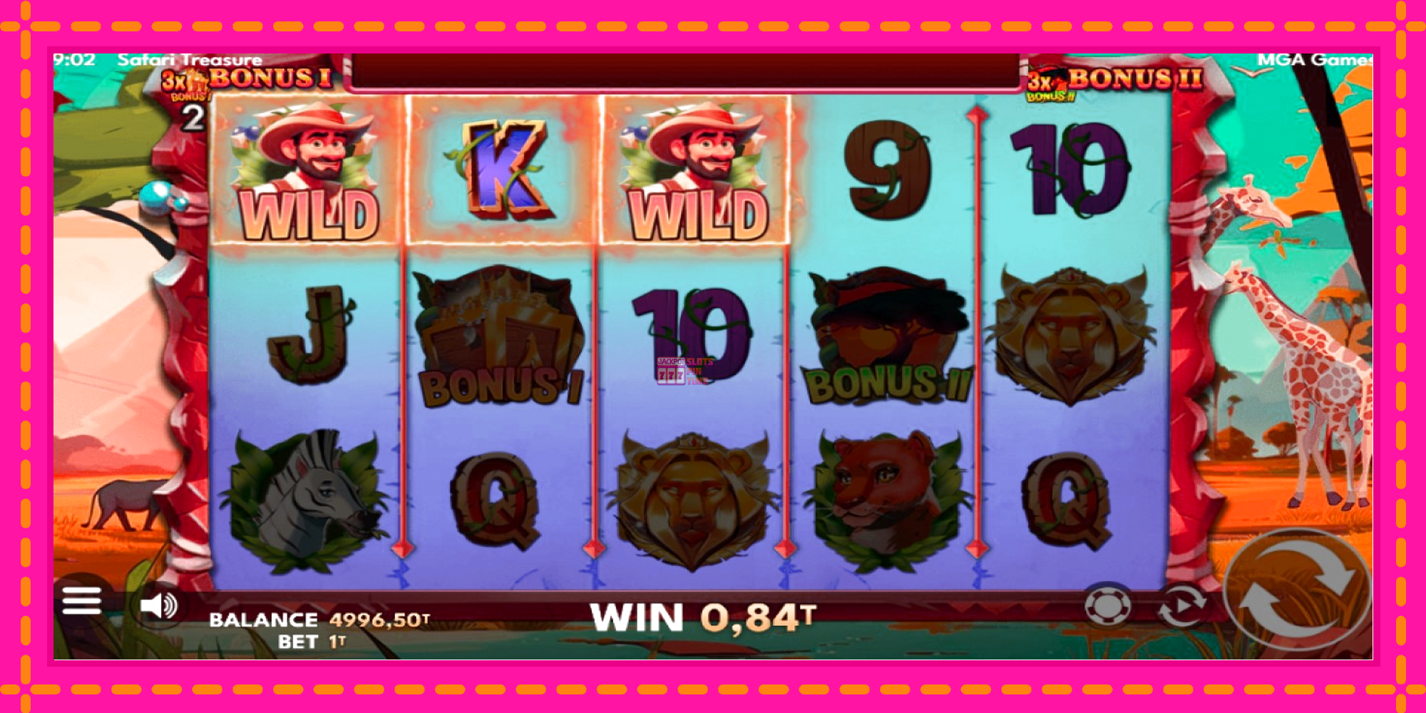 Slot machine Safari Treasure gratuitamente, immagine 3