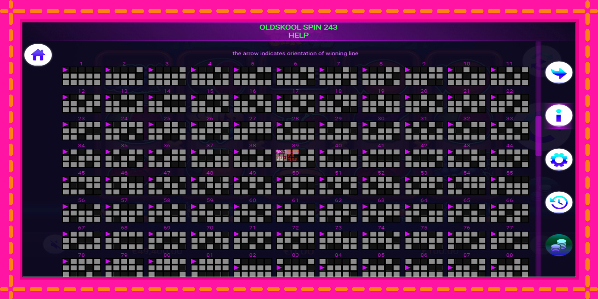 Slot machine Oldskool Spin 243 gratuitamente, immagine 7