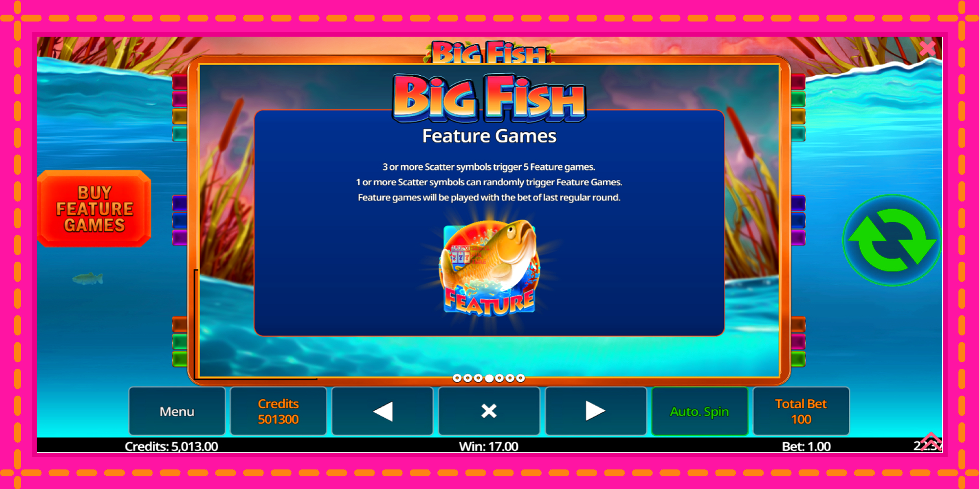 Slot machine Big Fish gratuitamente, immagine 7