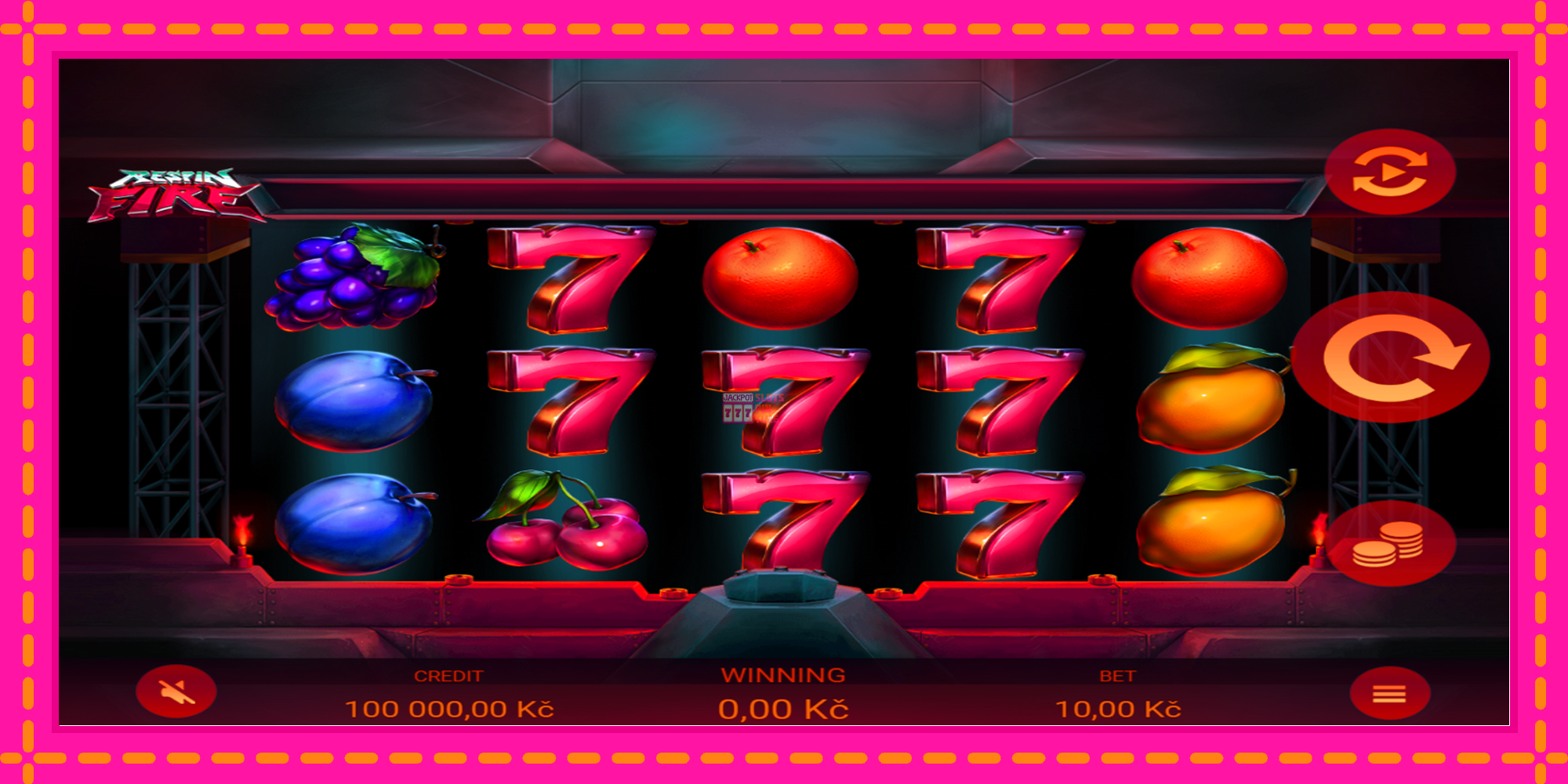 Slot machine Respin Fire gratuitamente, immagine 1