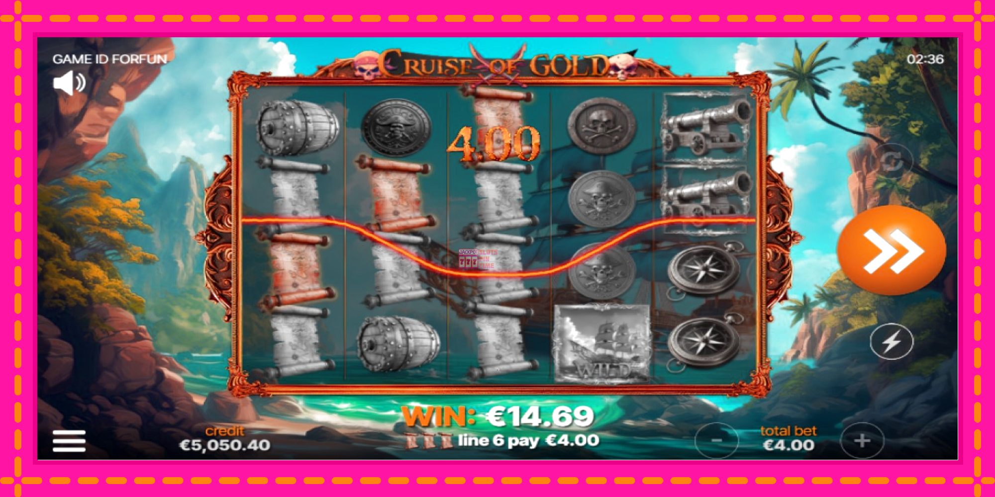 Slot machine Cruise of Gold gratuitamente, immagine 3