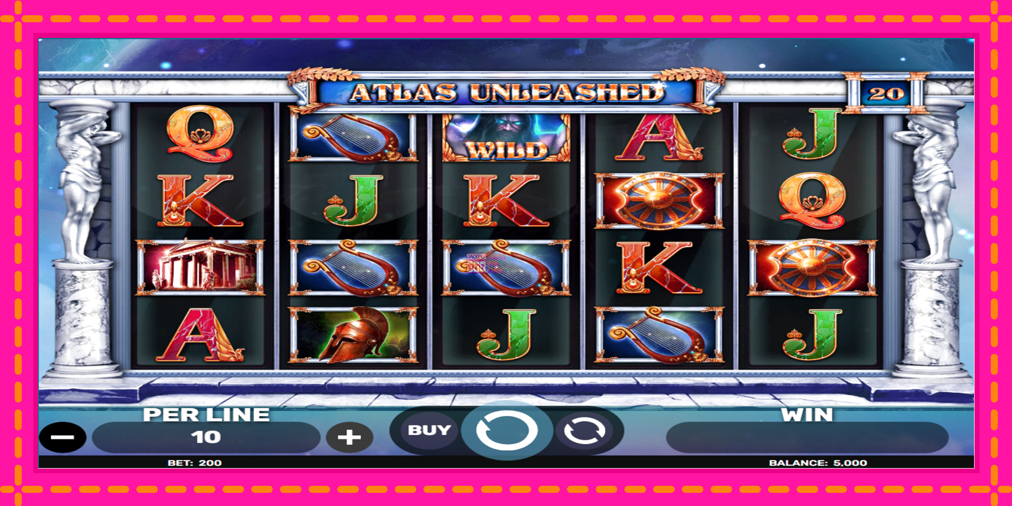 Slot machine Atlas Unleashed gratuitamente, immagine 2