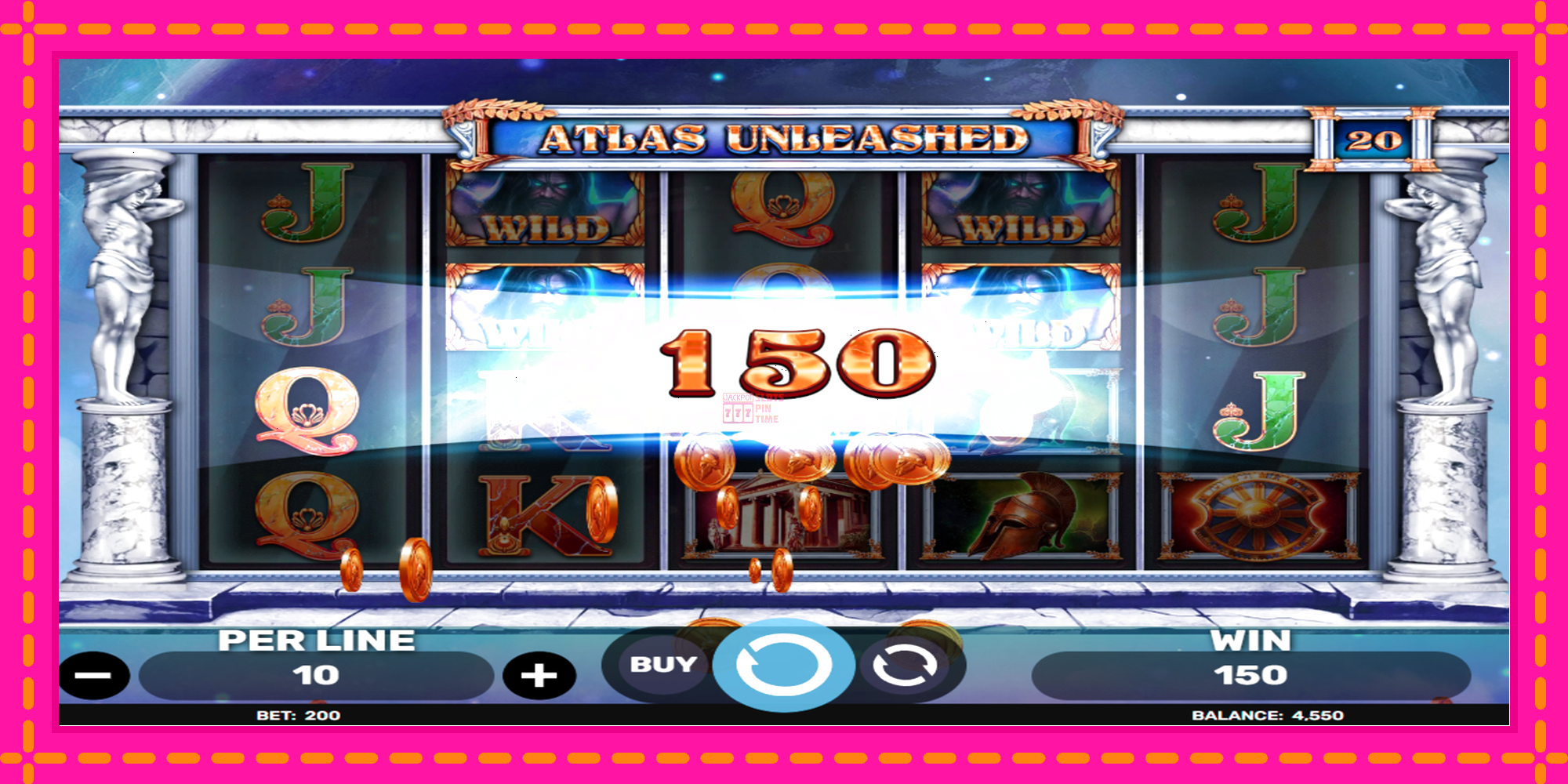 Slot machine Atlas Unleashed gratuitamente, immagine 3