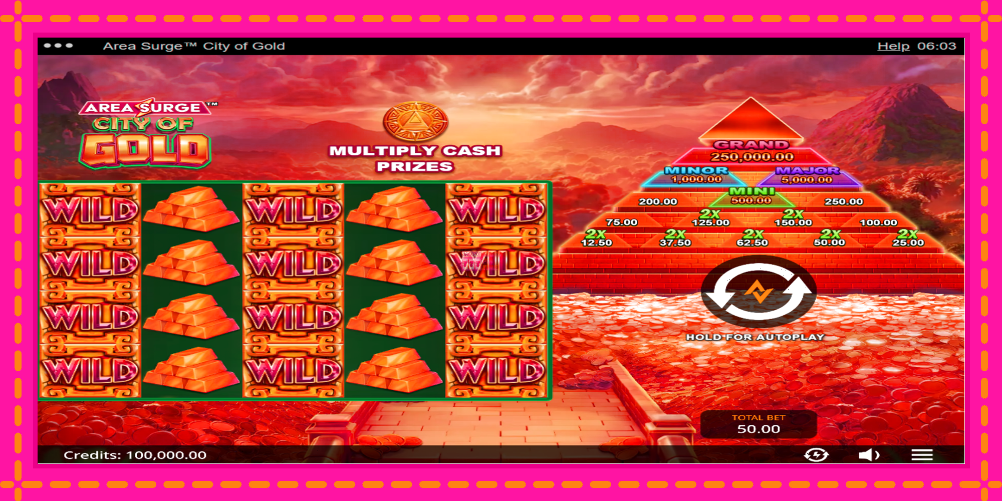 Slot machine Area Surge City of Gold gratuitamente, immagine 2