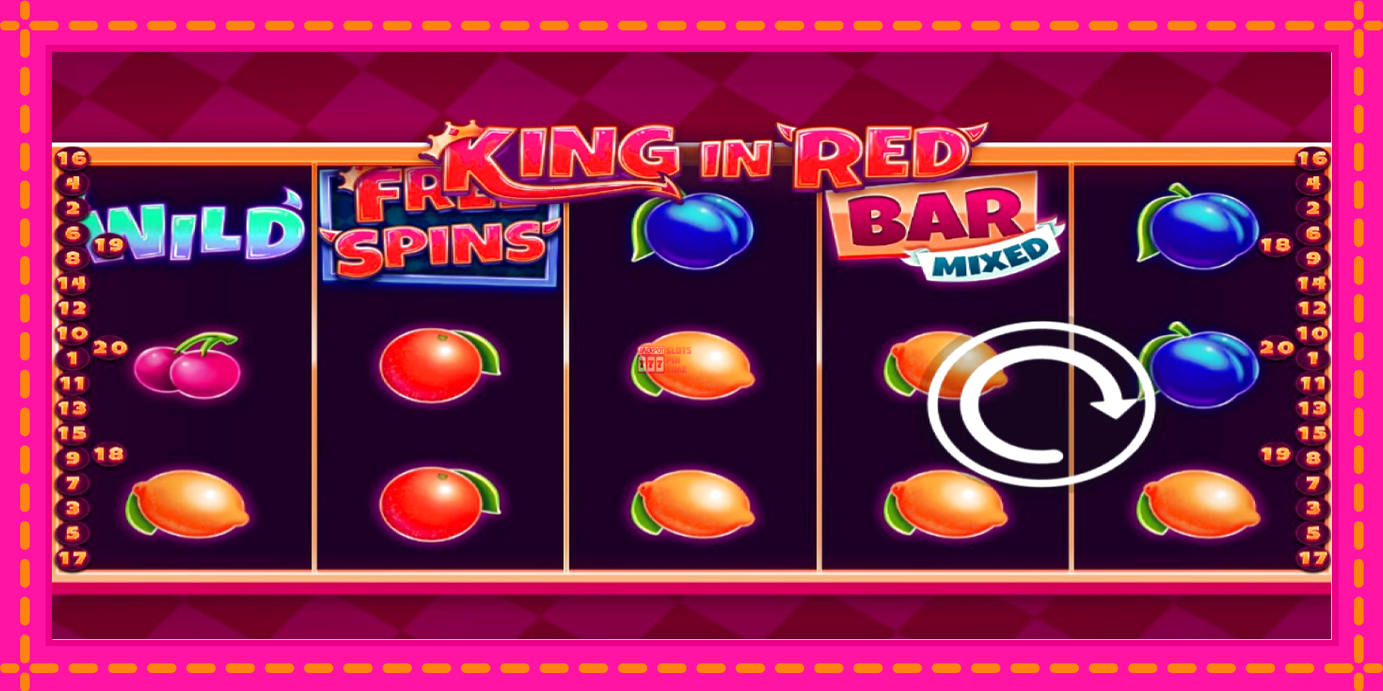 Slot machine King in Red gratuitamente, immagine 1