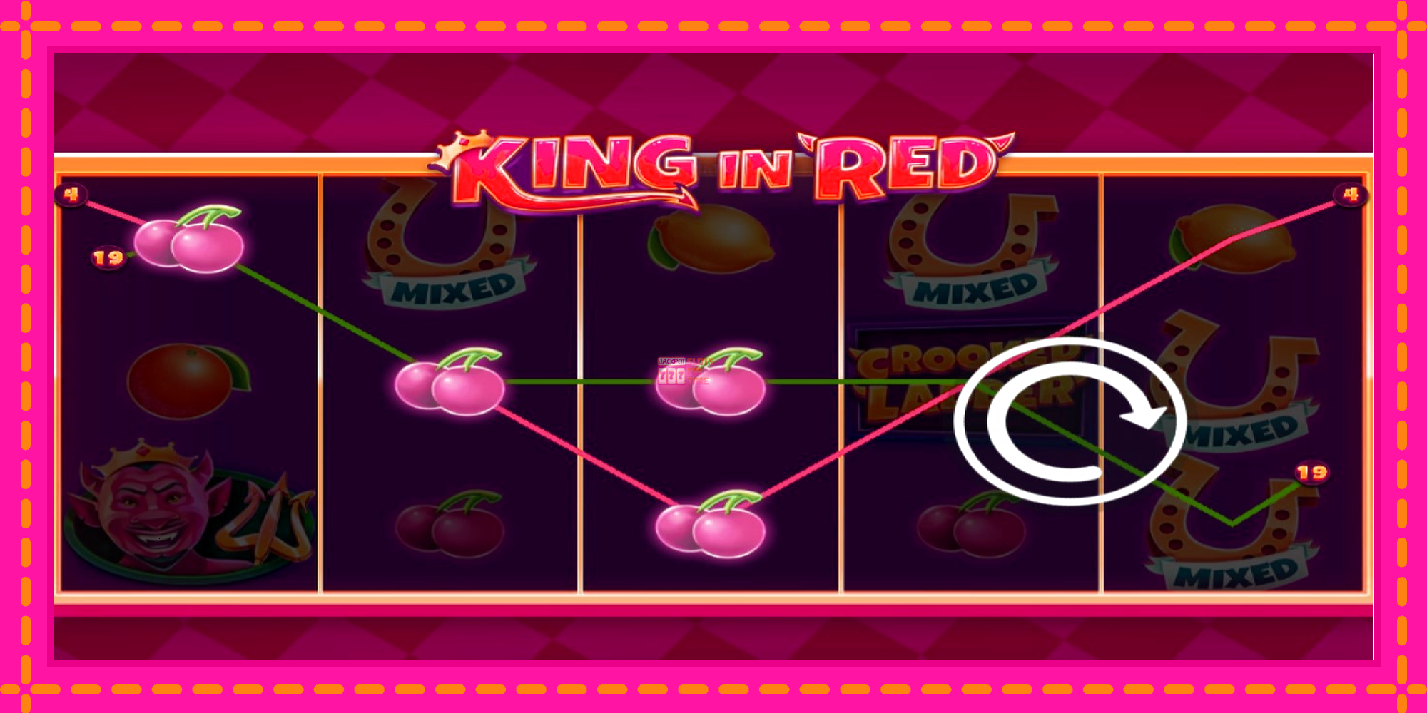 Slot machine King in Red gratuitamente, immagine 4