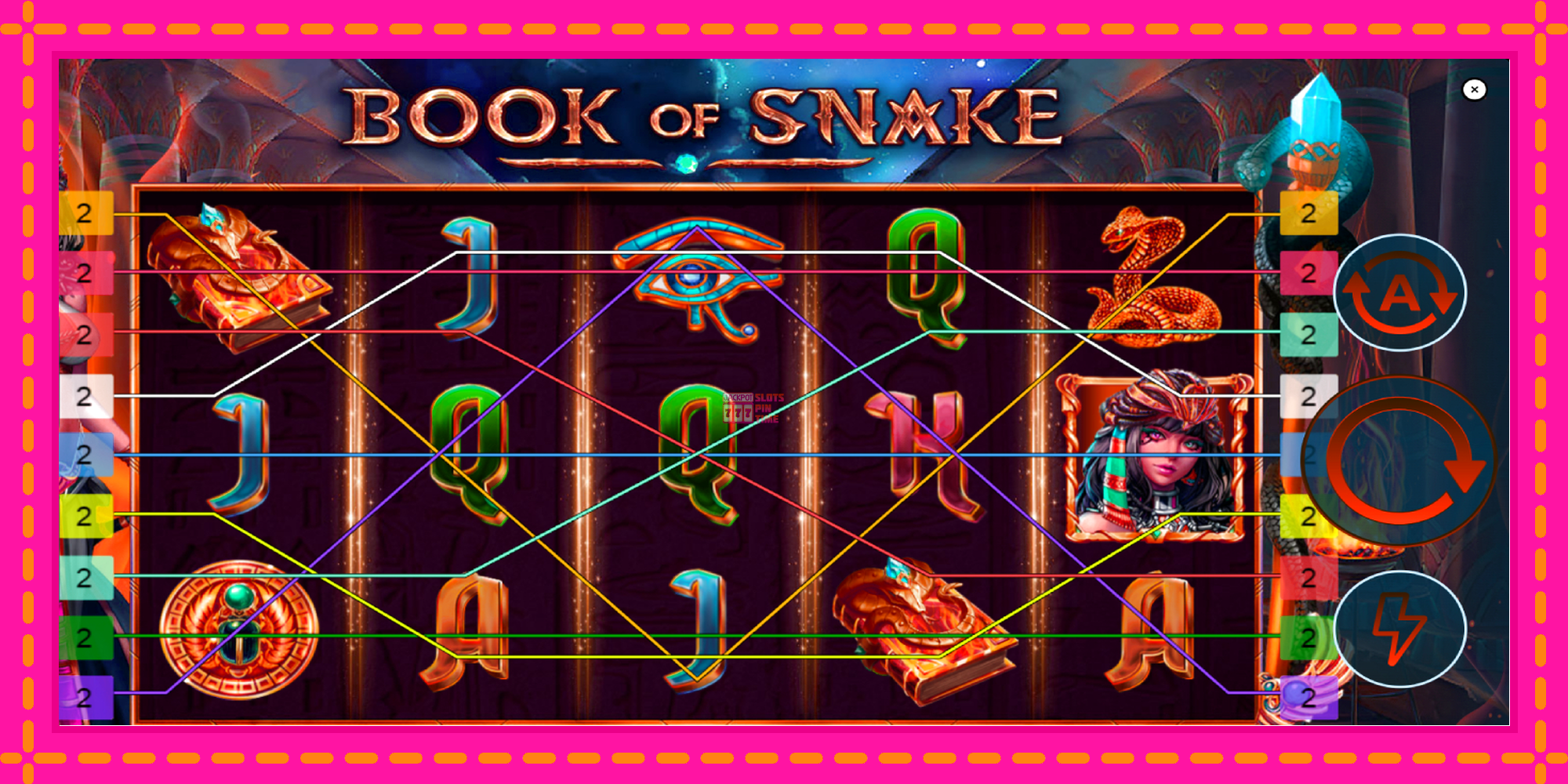 Slot machine Book of Snake gratuitamente, immagine 2