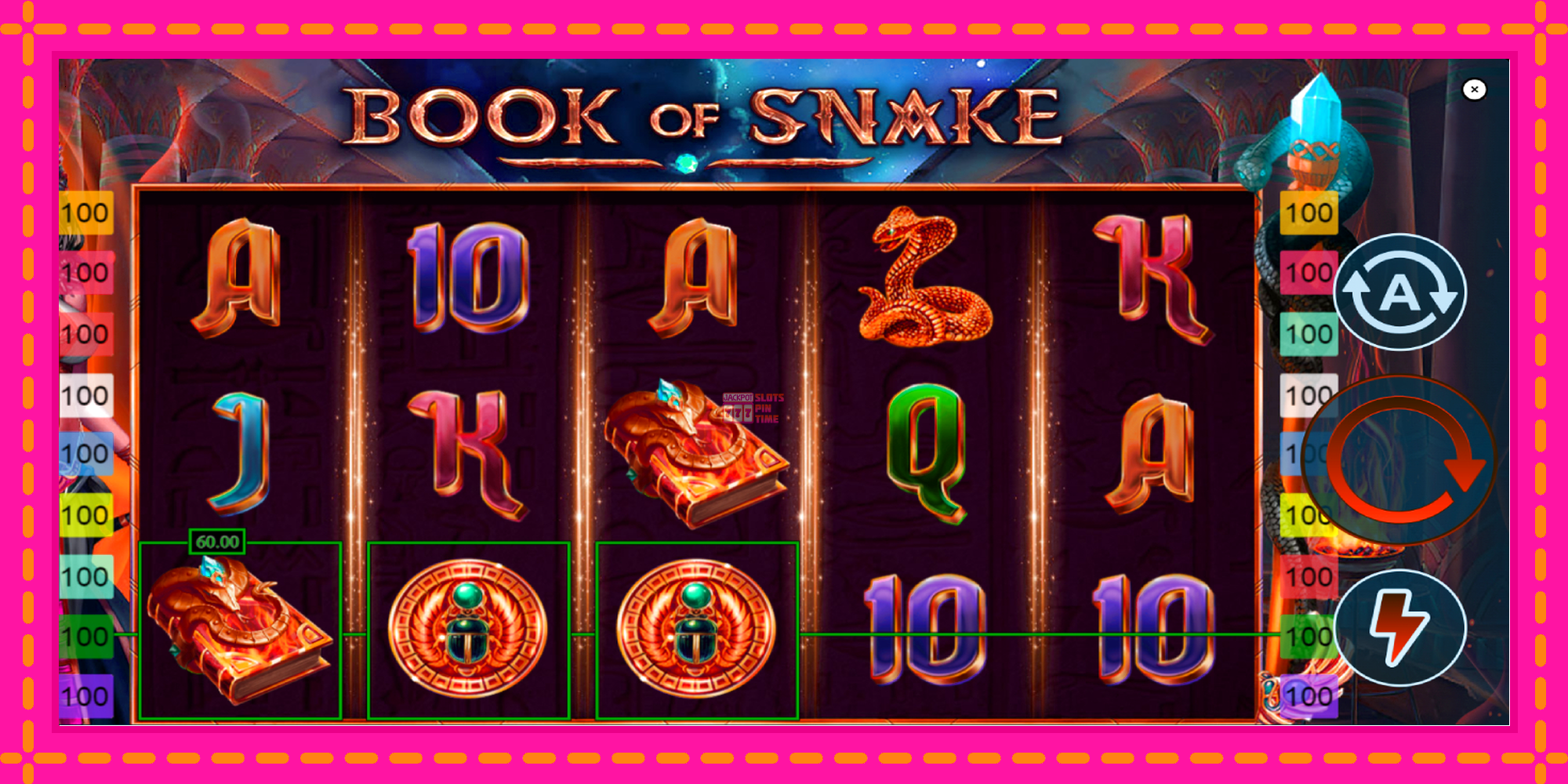 Slot machine Book of Snake gratuitamente, immagine 3