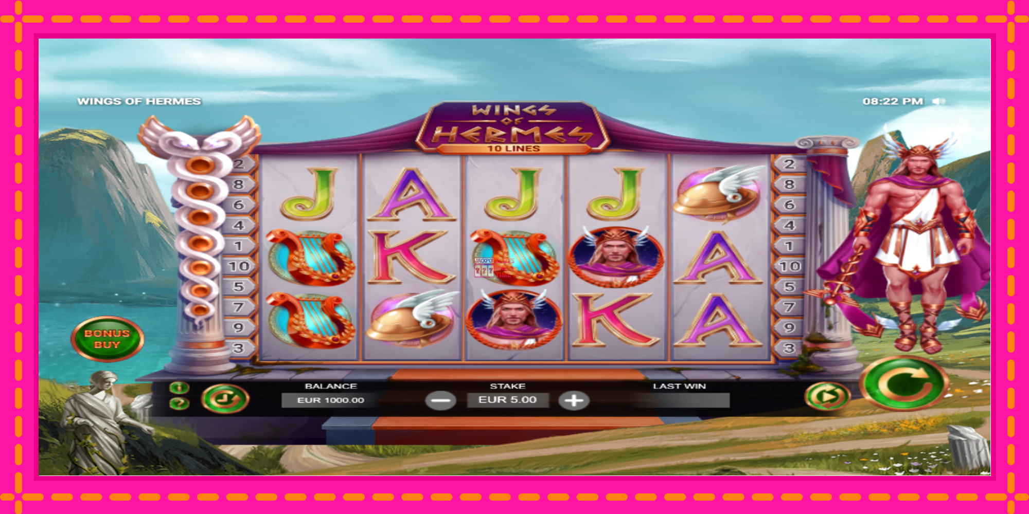 Slot machine Wings of Hermes gratuitamente, immagine 2