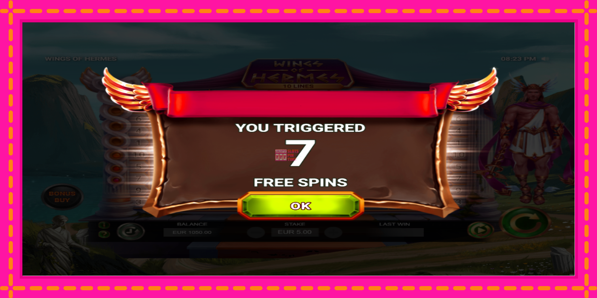 Slot machine Wings of Hermes gratuitamente, immagine 3