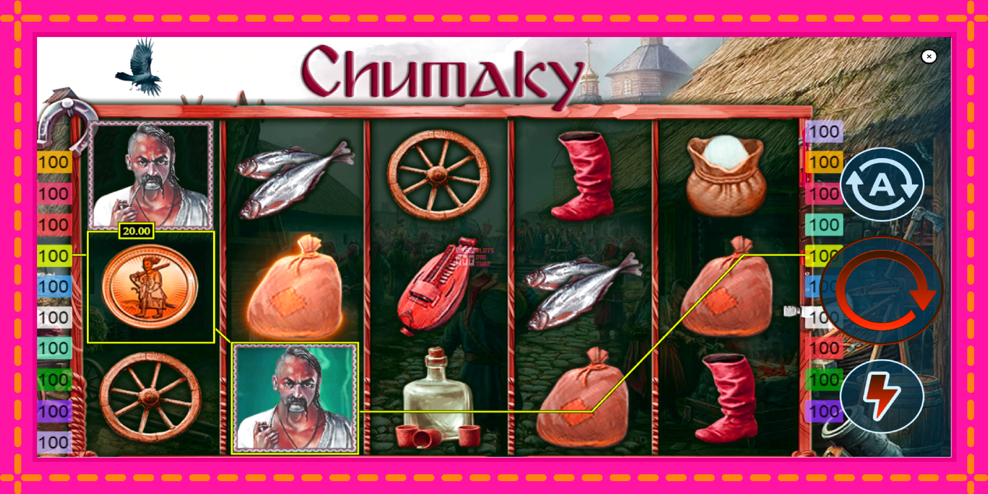 Slot machine Chumaky gratuitamente, immagine 3