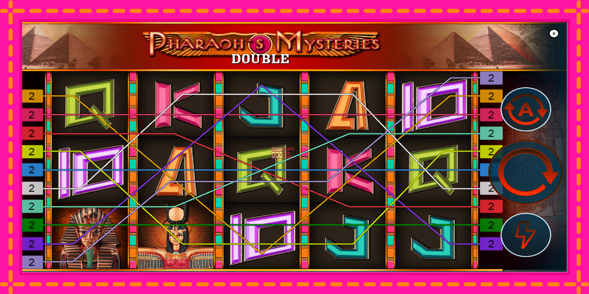 Slot machine Pharaons Mysteries Double gratuitamente, immagine 2