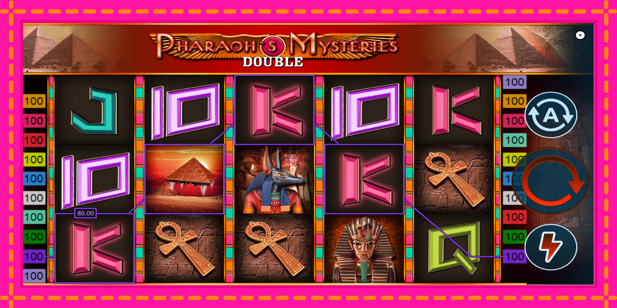 Slot machine Pharaons Mysteries Double gratuitamente, immagine 4