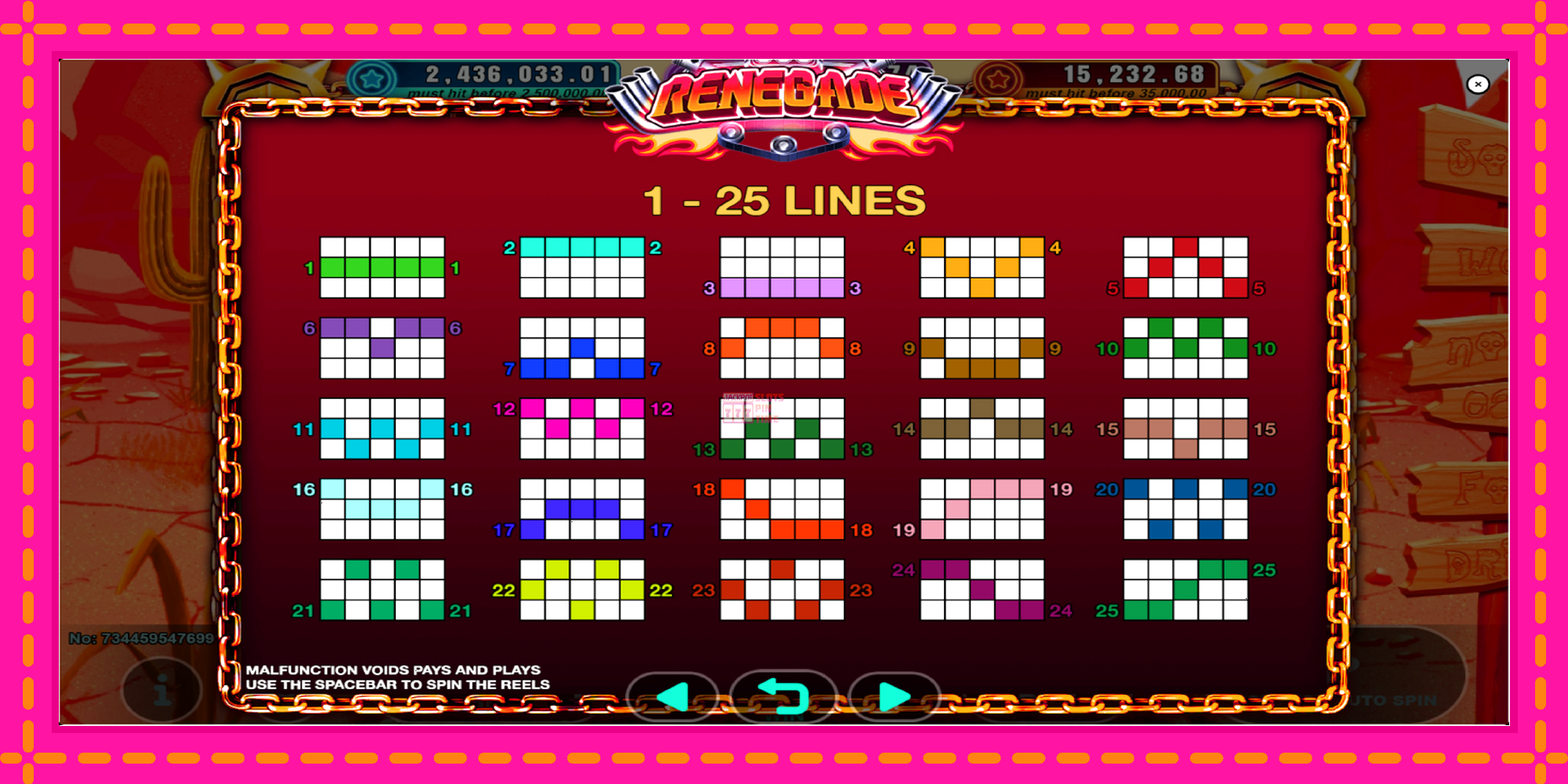 Slot machine Renegade gratuitamente, immagine 6