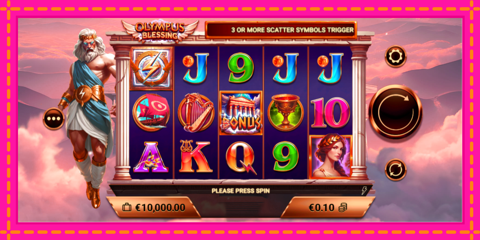 Slot machine Olympus Blessing gratuitamente, immagine 2