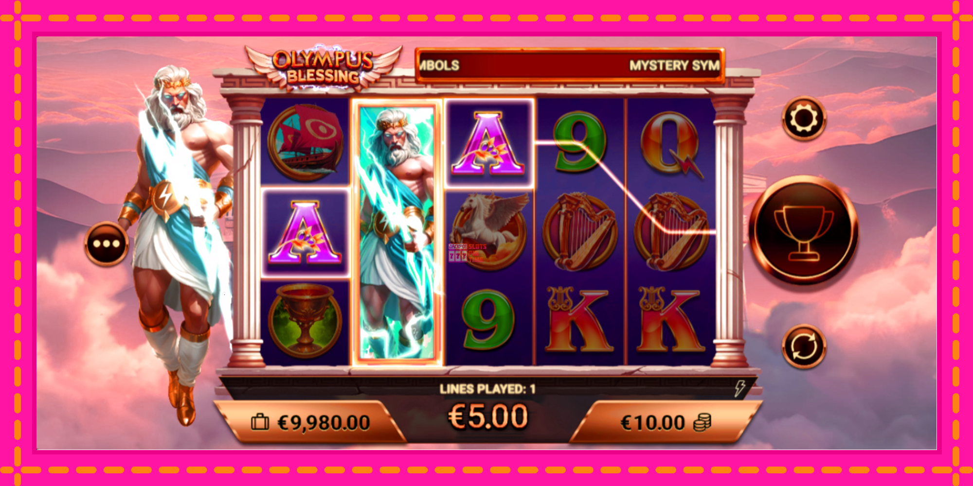 Slot machine Olympus Blessing gratuitamente, immagine 3