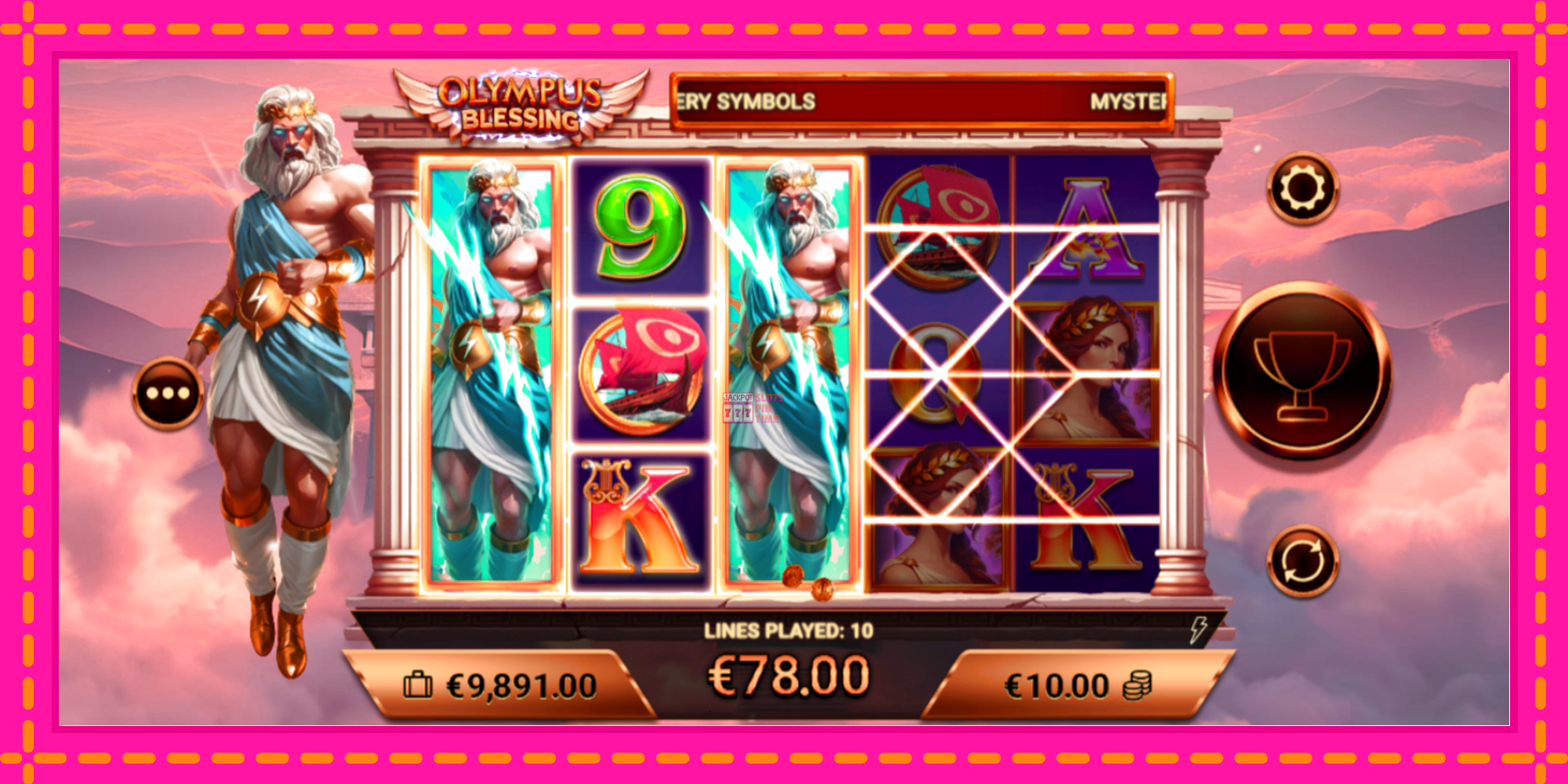 Slot machine Olympus Blessing gratuitamente, immagine 4