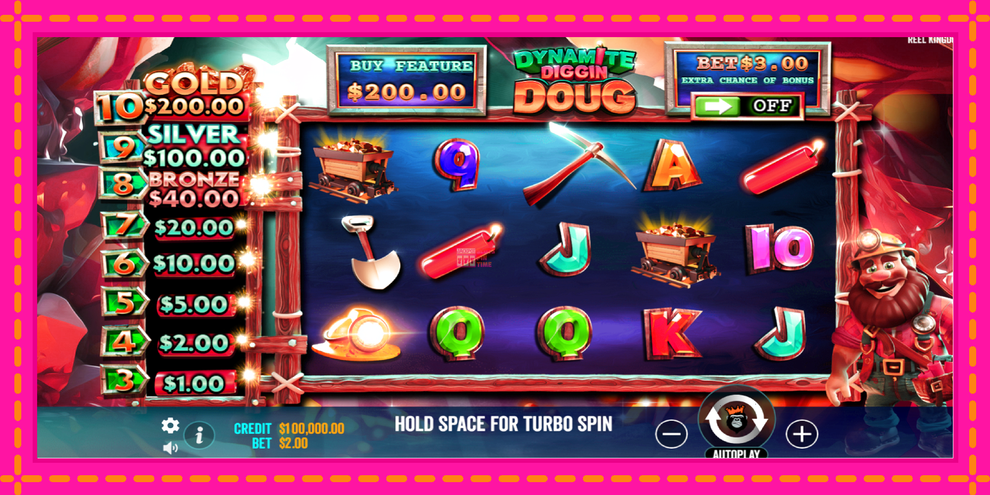 Slot machine Dynamite Diggin Doug gratuitamente, immagine 2