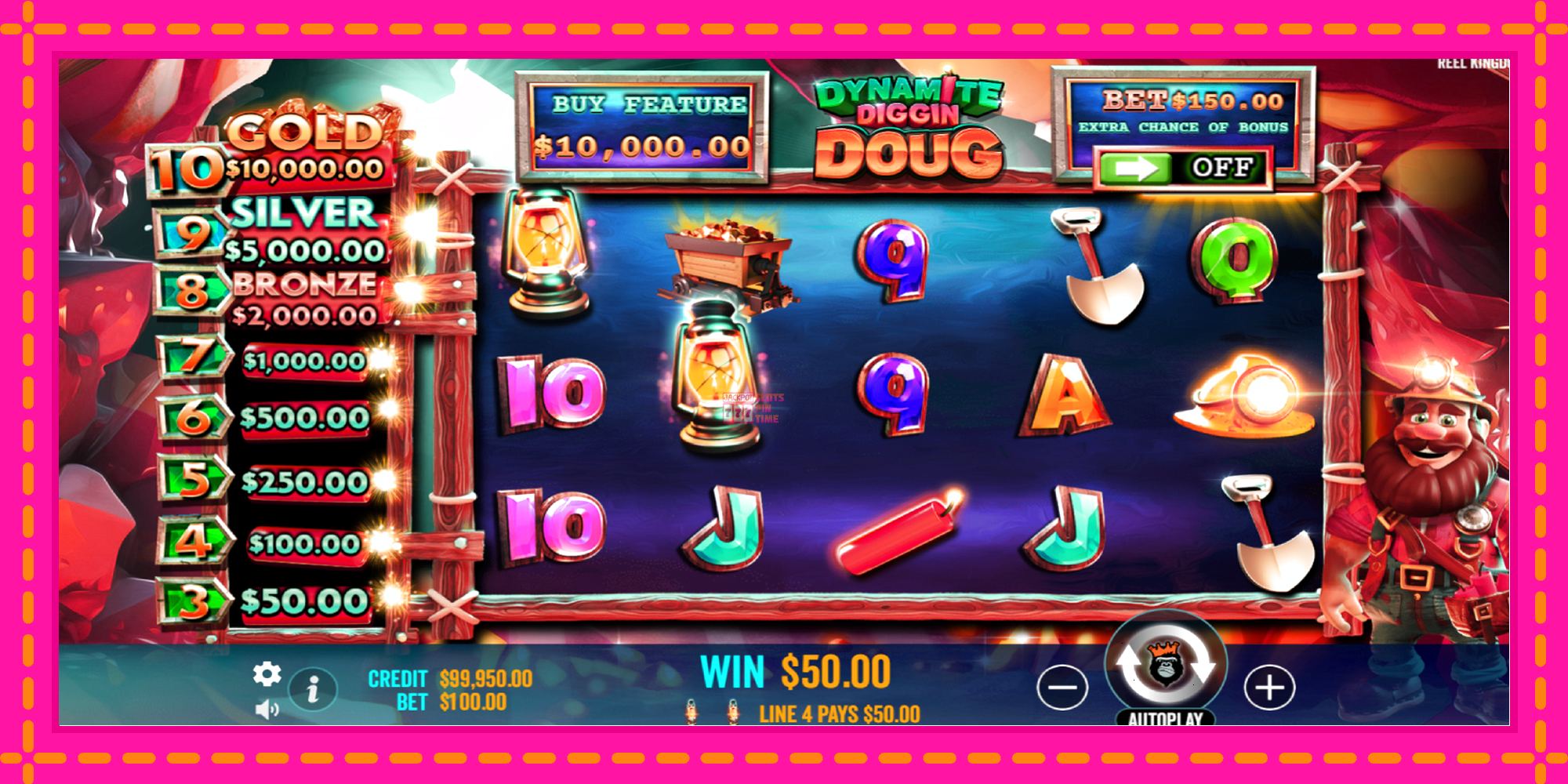 Slot machine Dynamite Diggin Doug gratuitamente, immagine 3