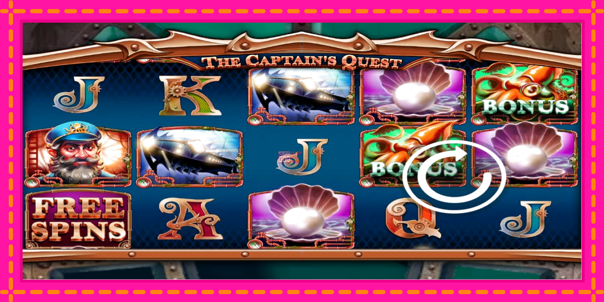 Slot machine The Captains Quest gratuitamente, immagine 1