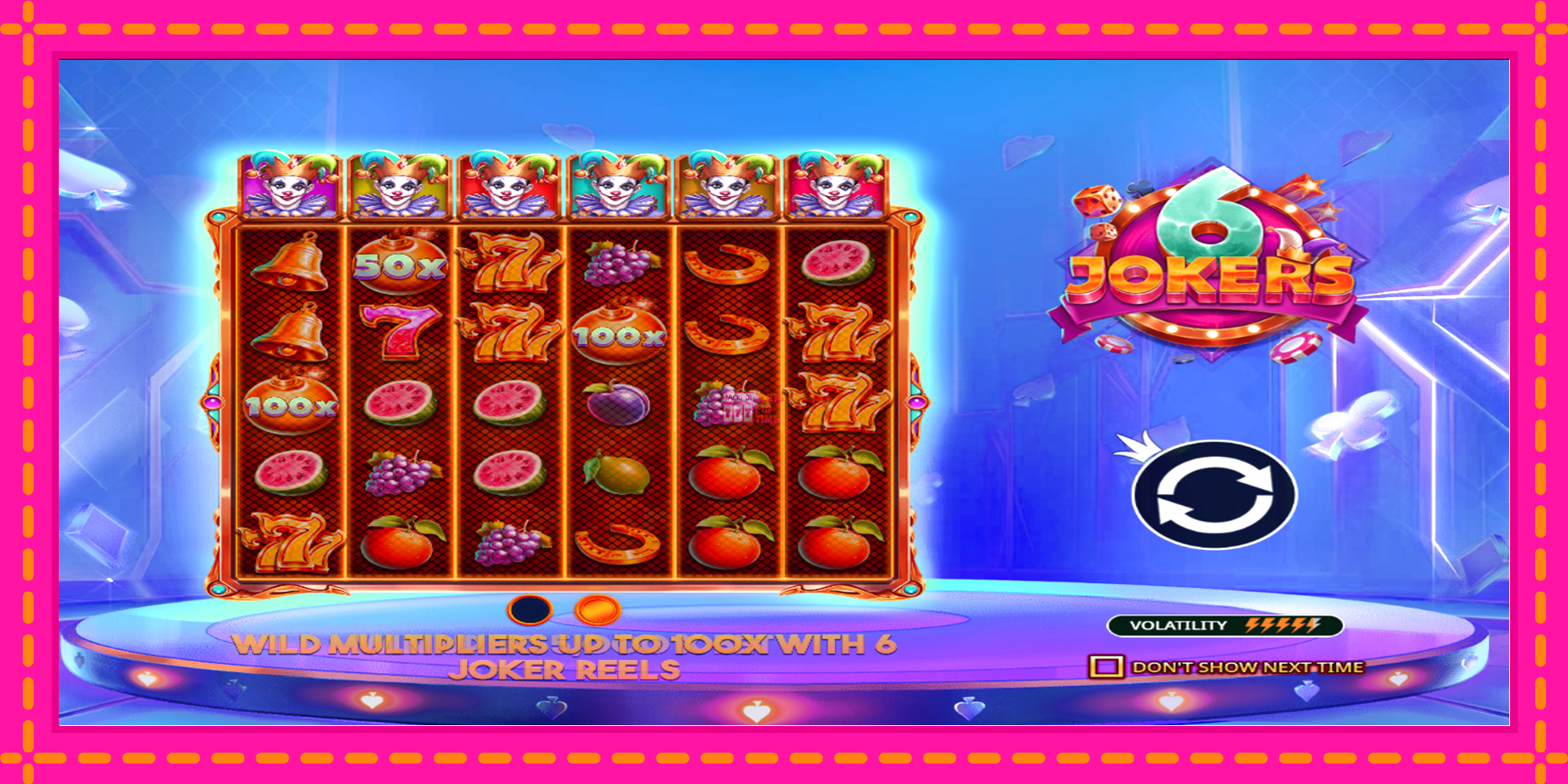 Slot machine 6 Jokers gratuitamente, immagine 1