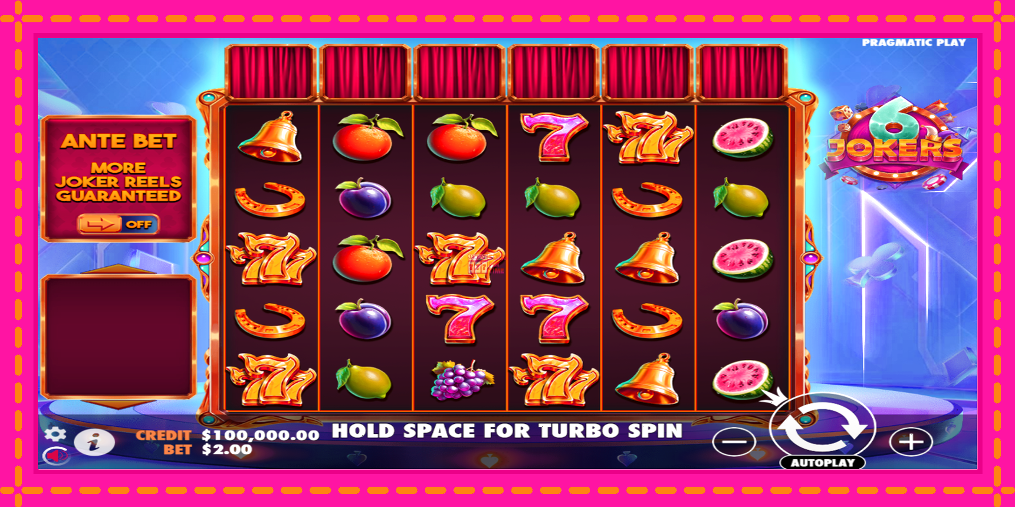 Slot machine 6 Jokers gratuitamente, immagine 2