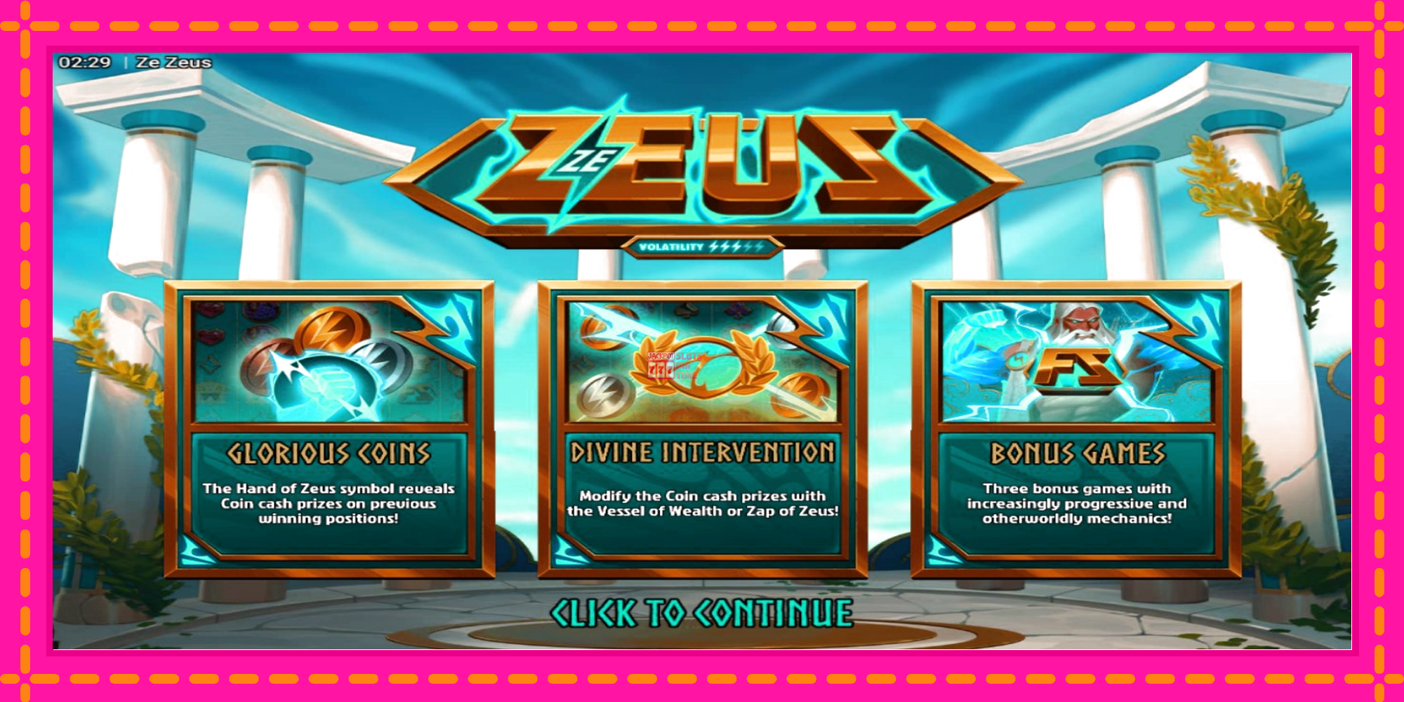 Slot machine Ze Zeus gratuitamente, immagine 1