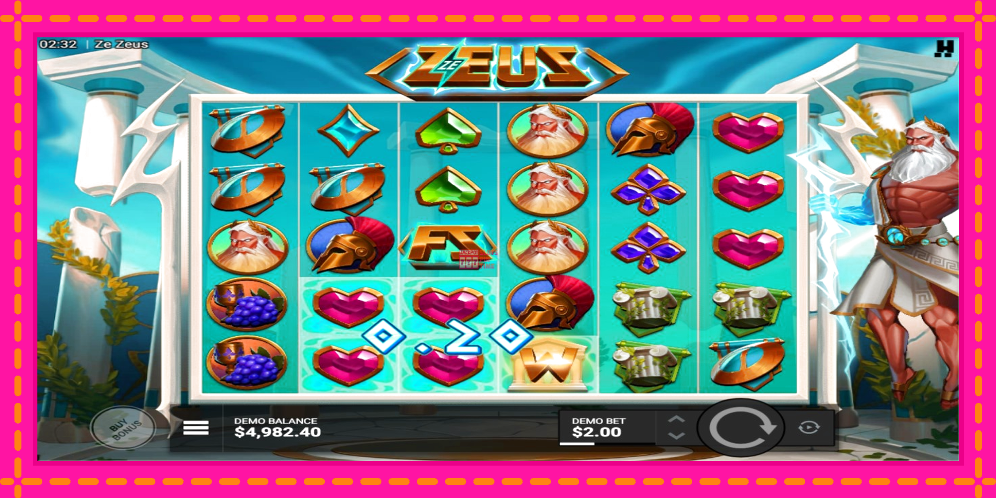 Slot machine Ze Zeus gratuitamente, immagine 3