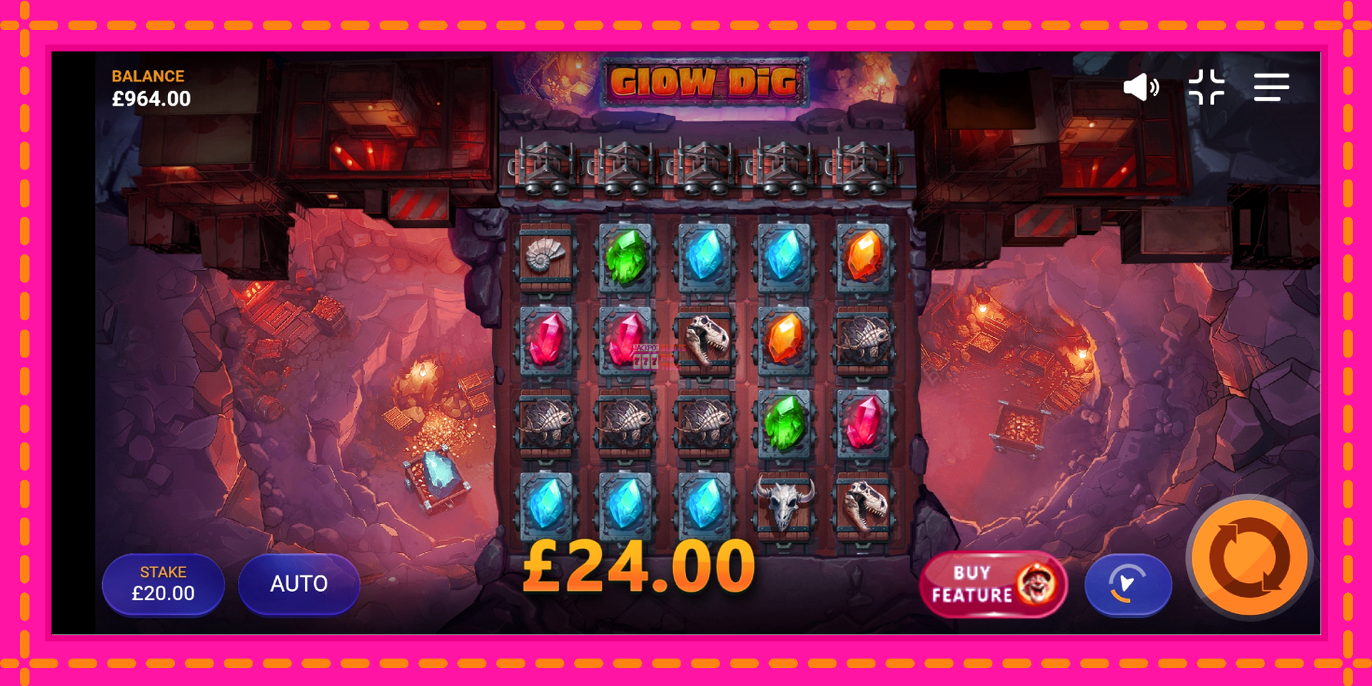 Slot machine Glow Dig gratuitamente, immagine 3