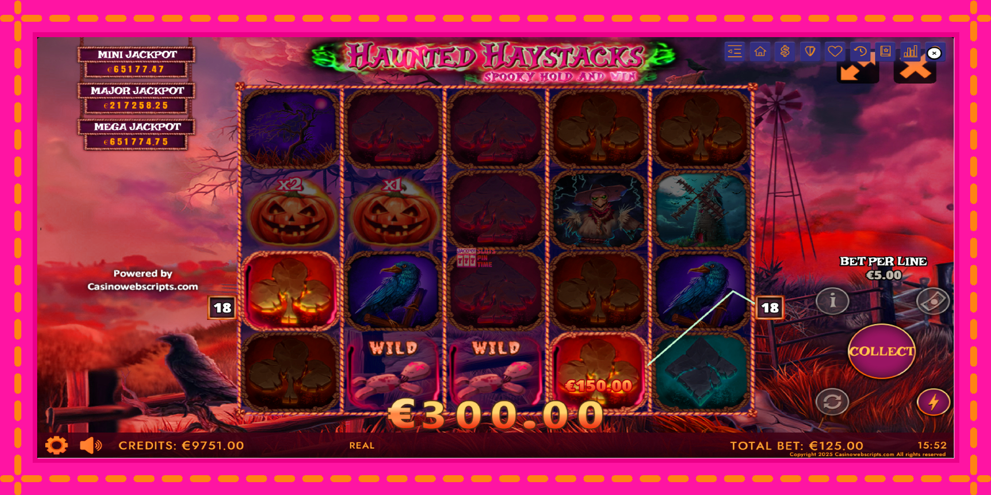 Slot machine Haunted Haystacks - Spooky Hold and Win gratuitamente, immagine 3