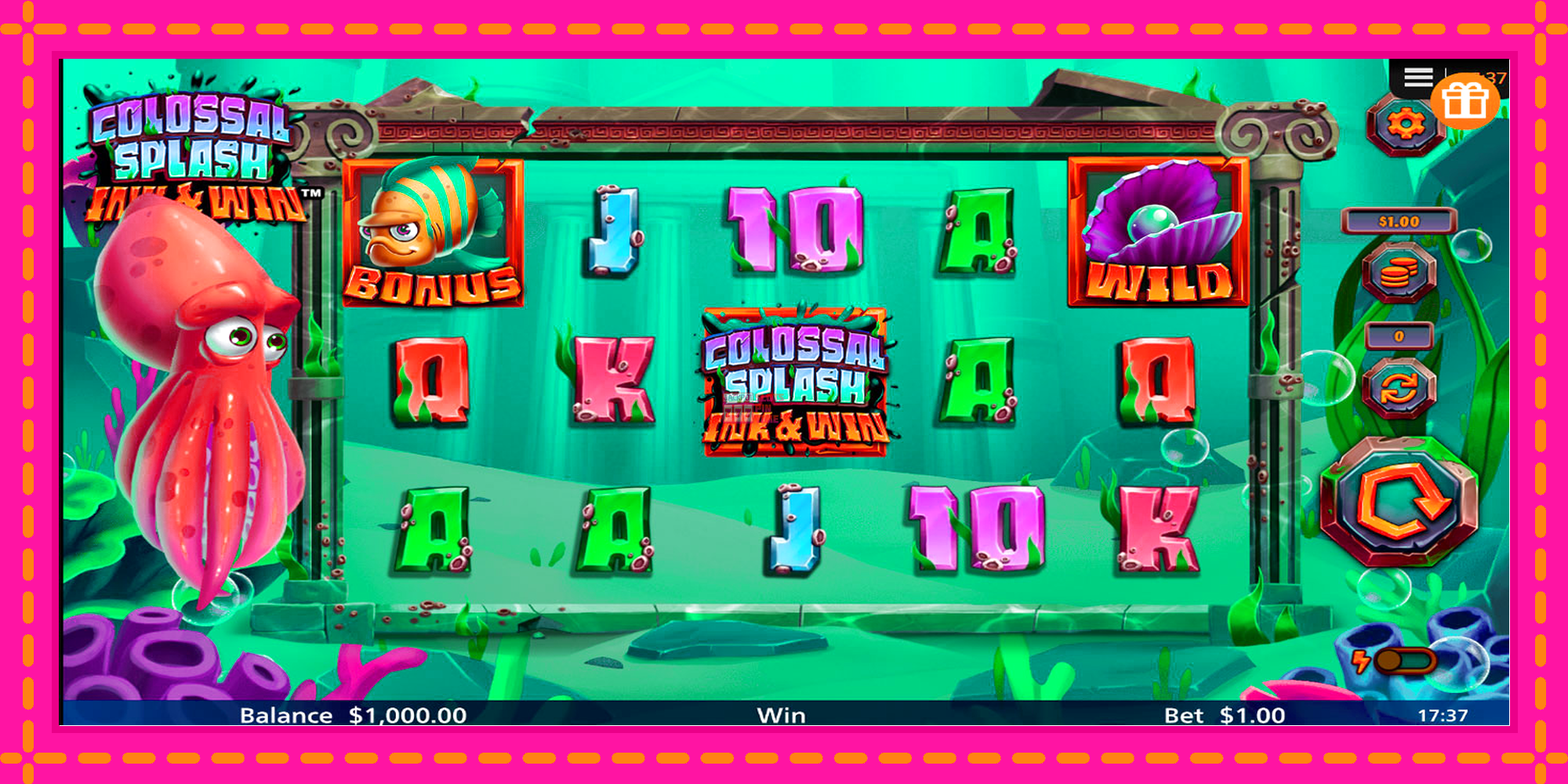 Slot machine Colossal Splash Ink & Win gratuitamente, immagine 1