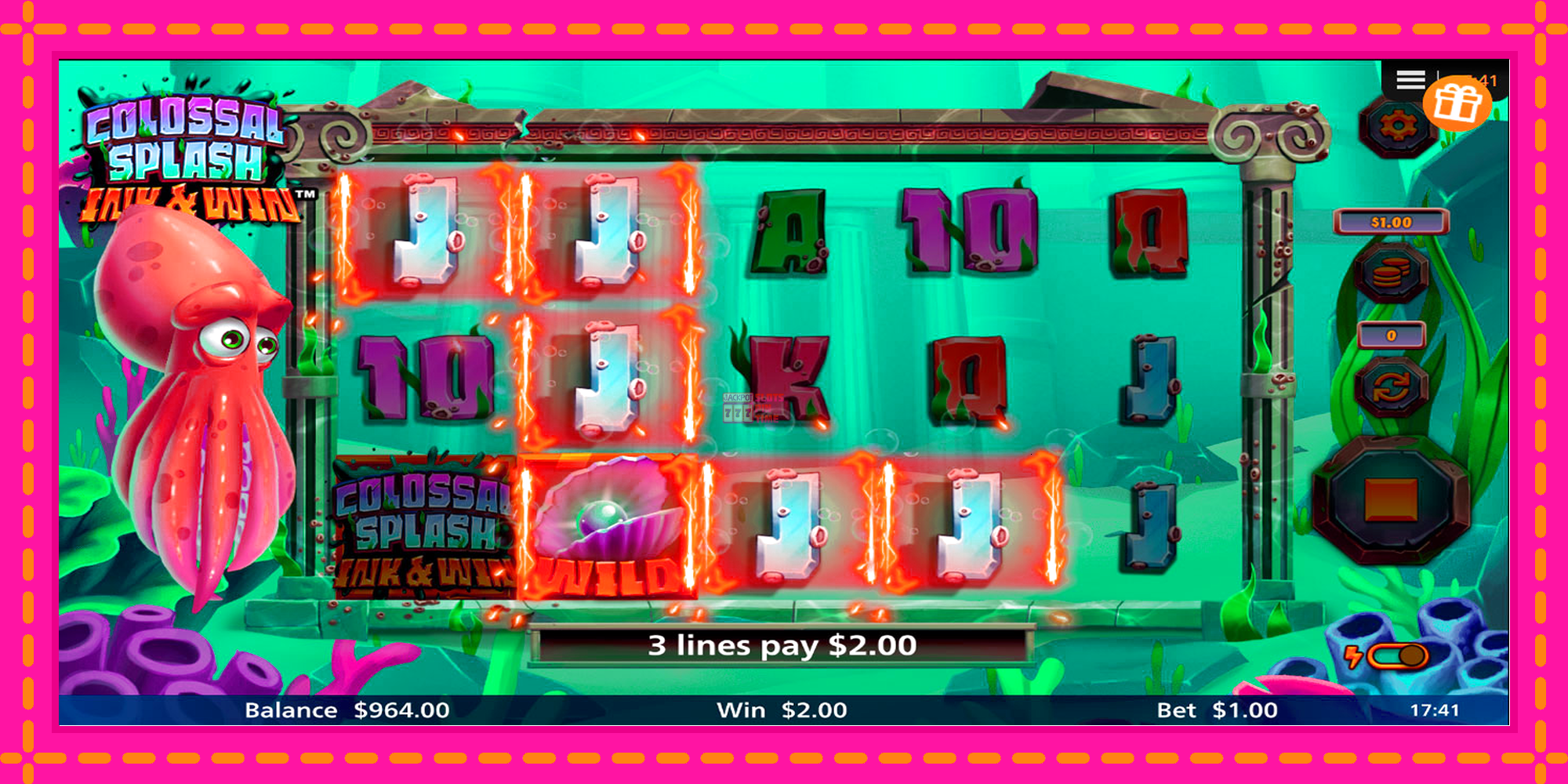 Slot machine Colossal Splash Ink & Win gratuitamente, immagine 4