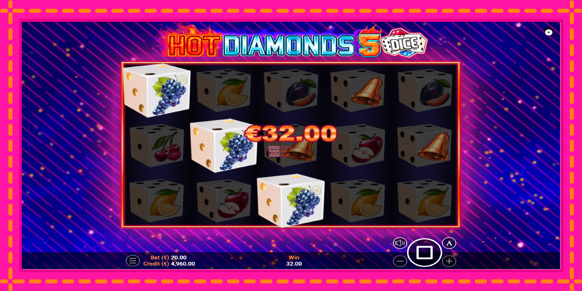 Slot machine Hot Diamonds 5 Dice gratuitamente, immagine 2