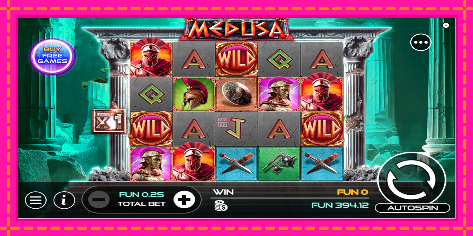 Slot machine Medusa gratuitamente, immagine 2