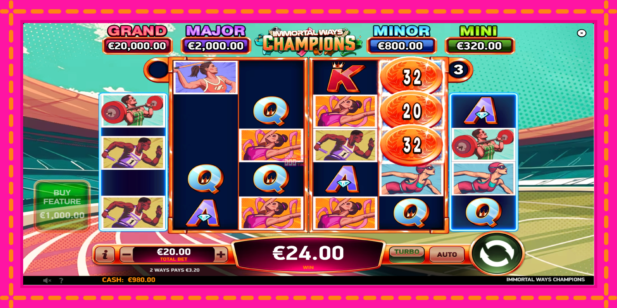 Slot machine Immortal Ways Champions gratuitamente, immagine 3