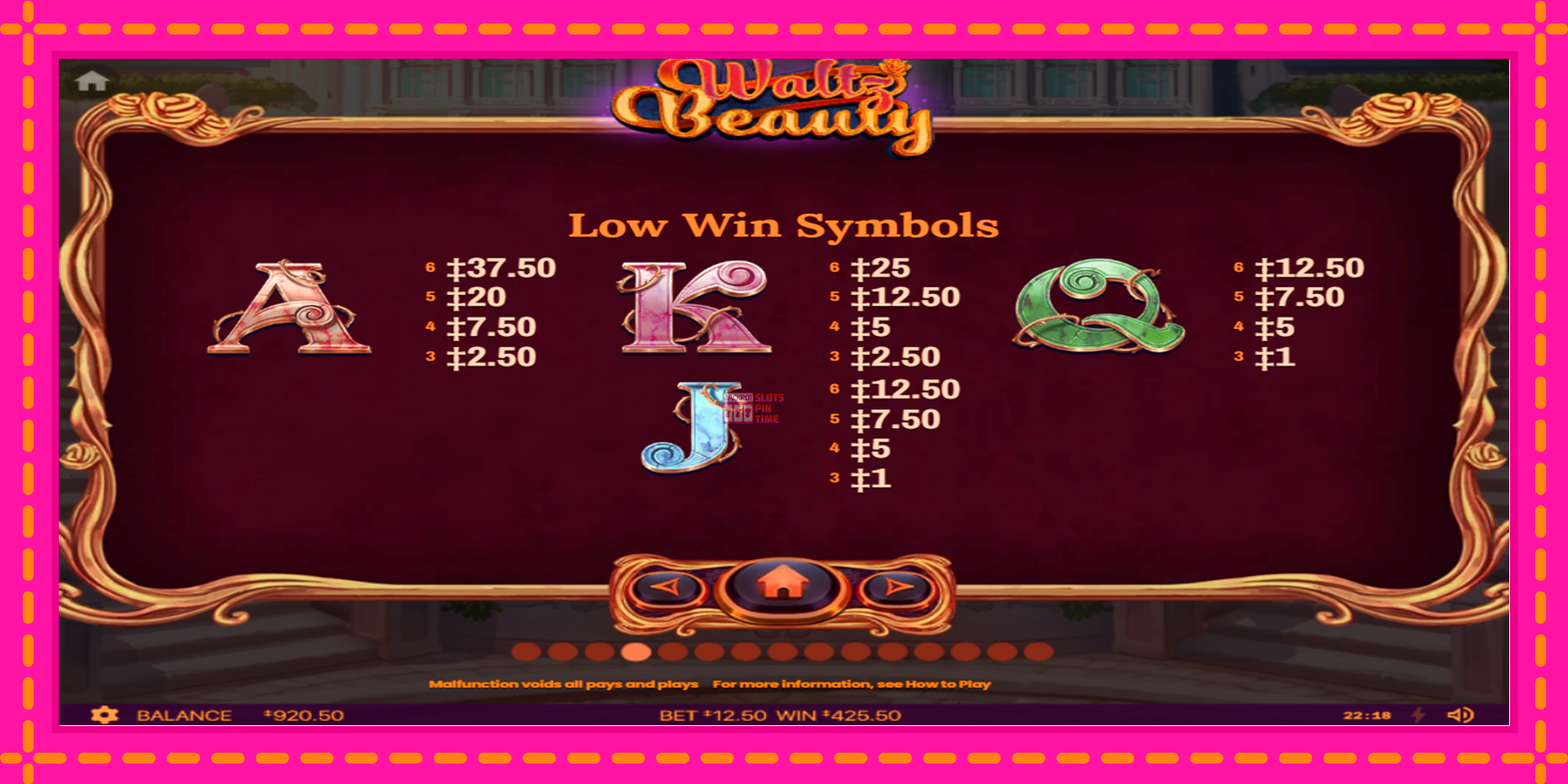 Slot machine Waltz Beauty gratuitamente, immagine 7