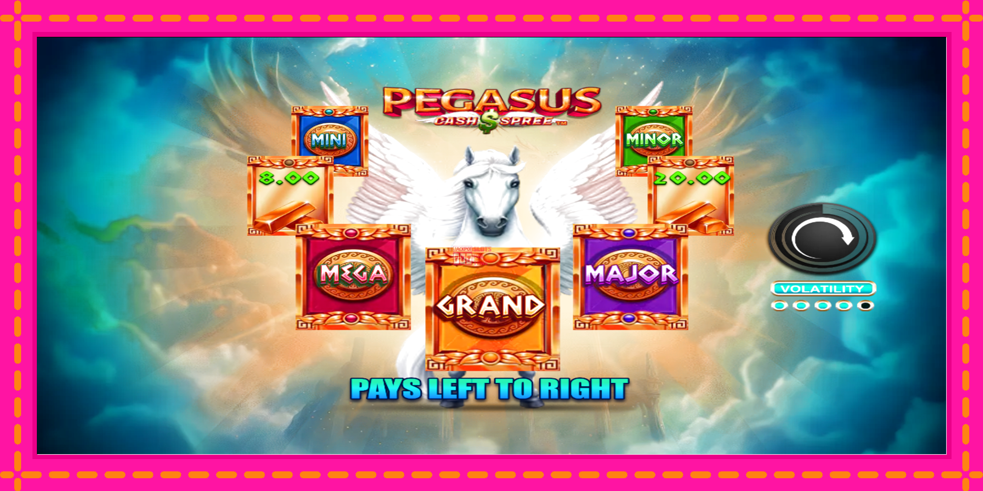 Slot machine Pegasus Cash Spree gratuitamente, immagine 1