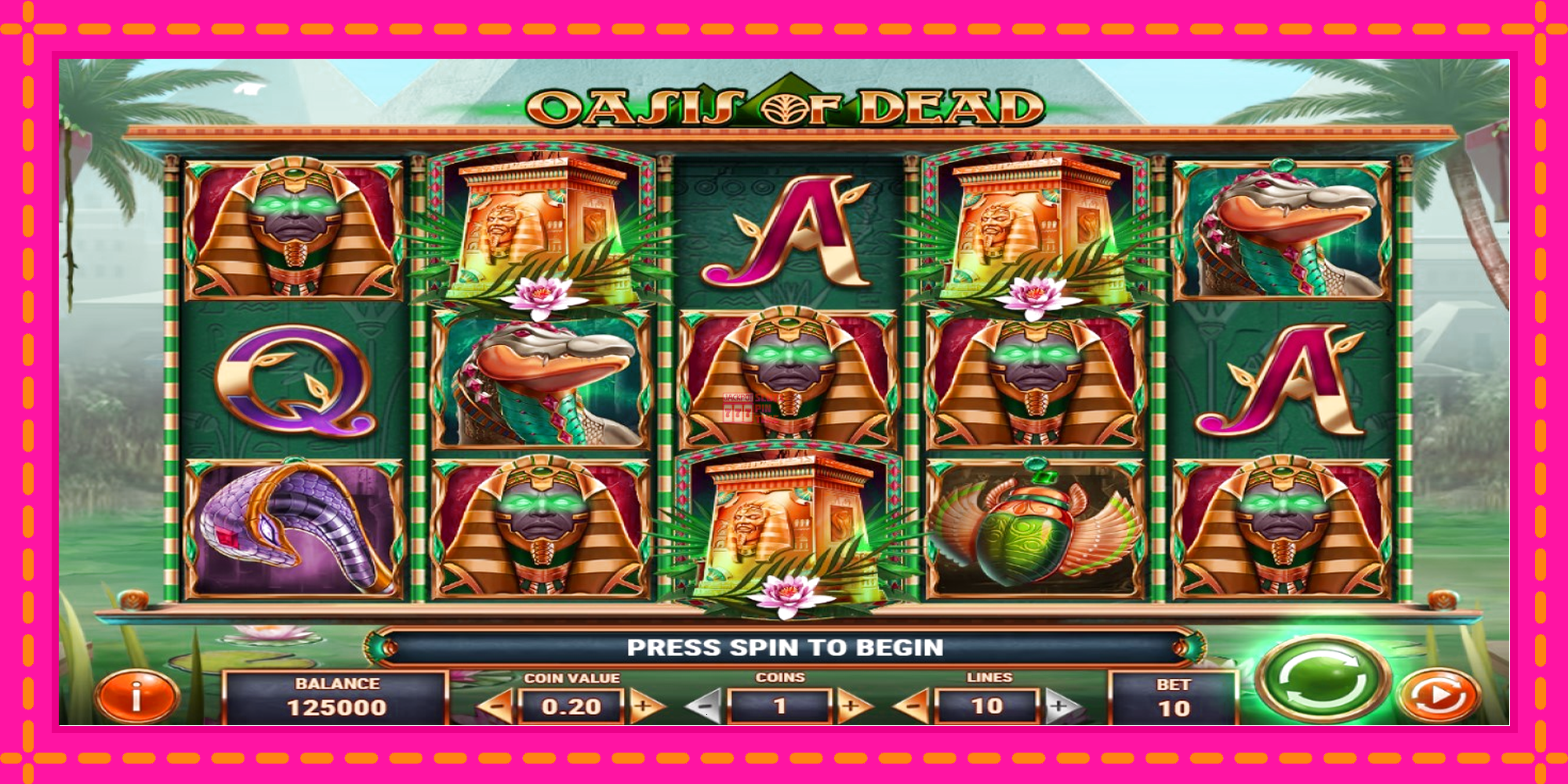 Slot machine Oasis of Dead gratuitamente, immagine 1