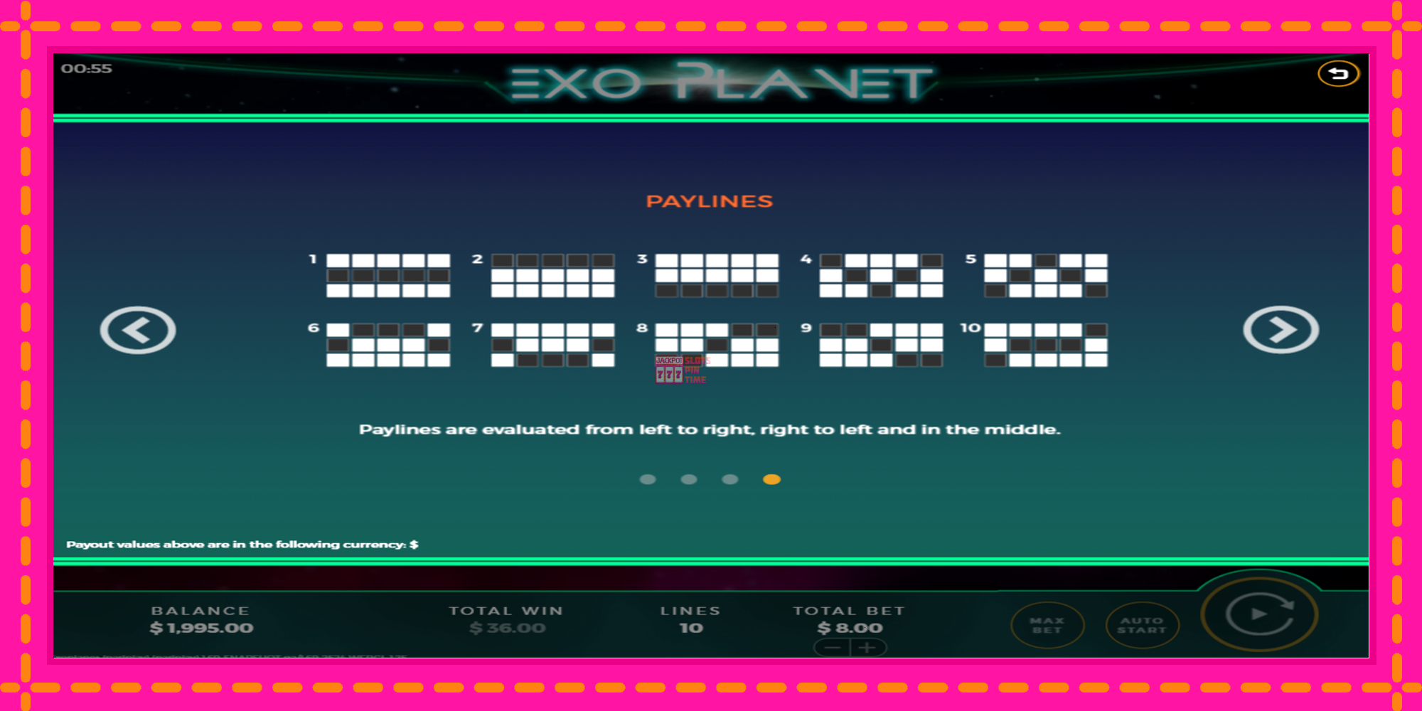 Slot machine Exo Planet gratuitamente, immagine 6