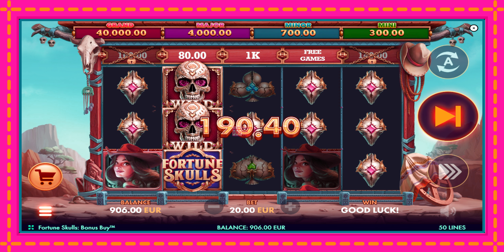 Slot machine Fortune Skulls Bonus Buy gratuitamente, immagine 4