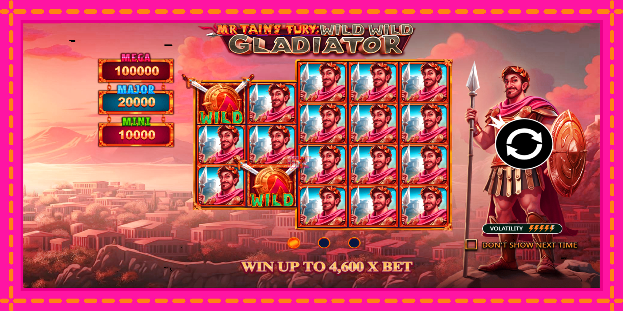 Slot machine Mr Tains Fury: Wild Wild Gladiator gratuitamente, immagine 1