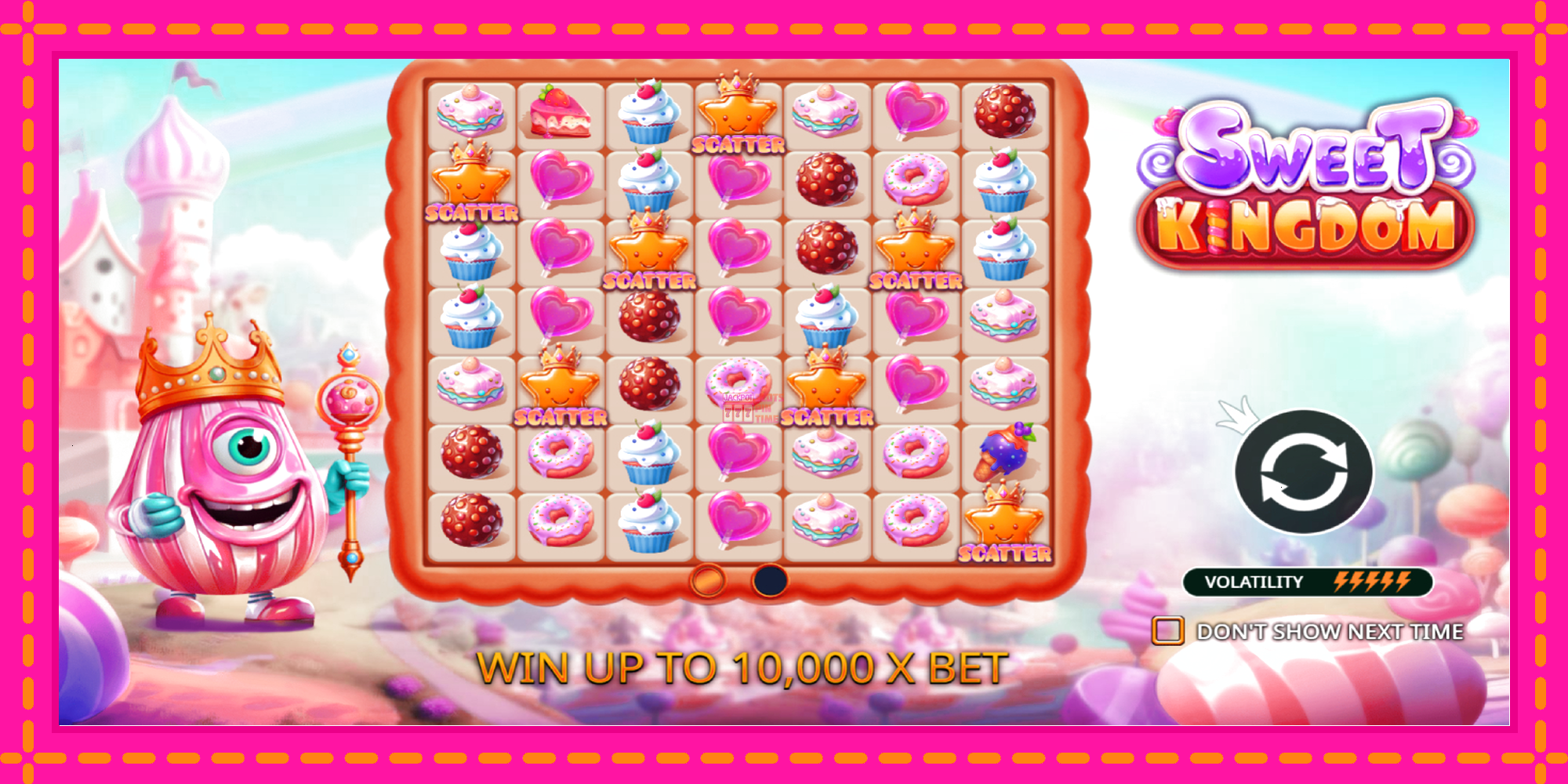 Slot machine Sweet Kingdom gratuitamente, immagine 1