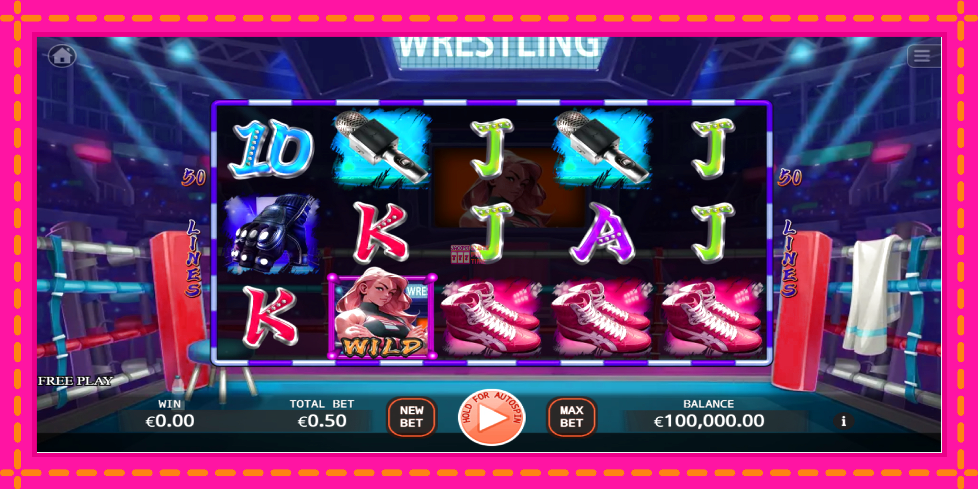 Slot machine Wrestling Queen gratuitamente, immagine 2