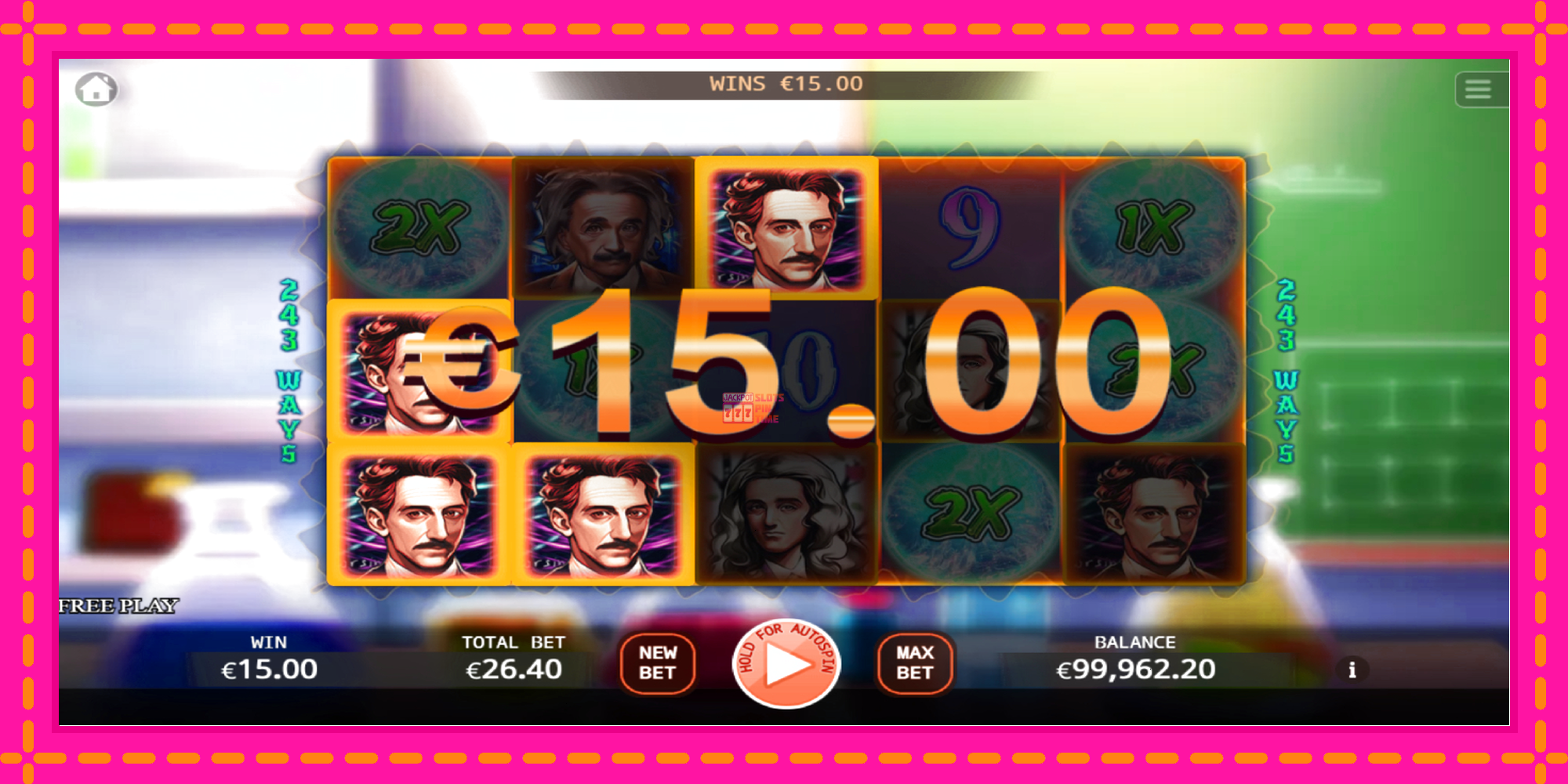 Slot machine Scientist Legends Lock 2 Spin gratuitamente, immagine 3