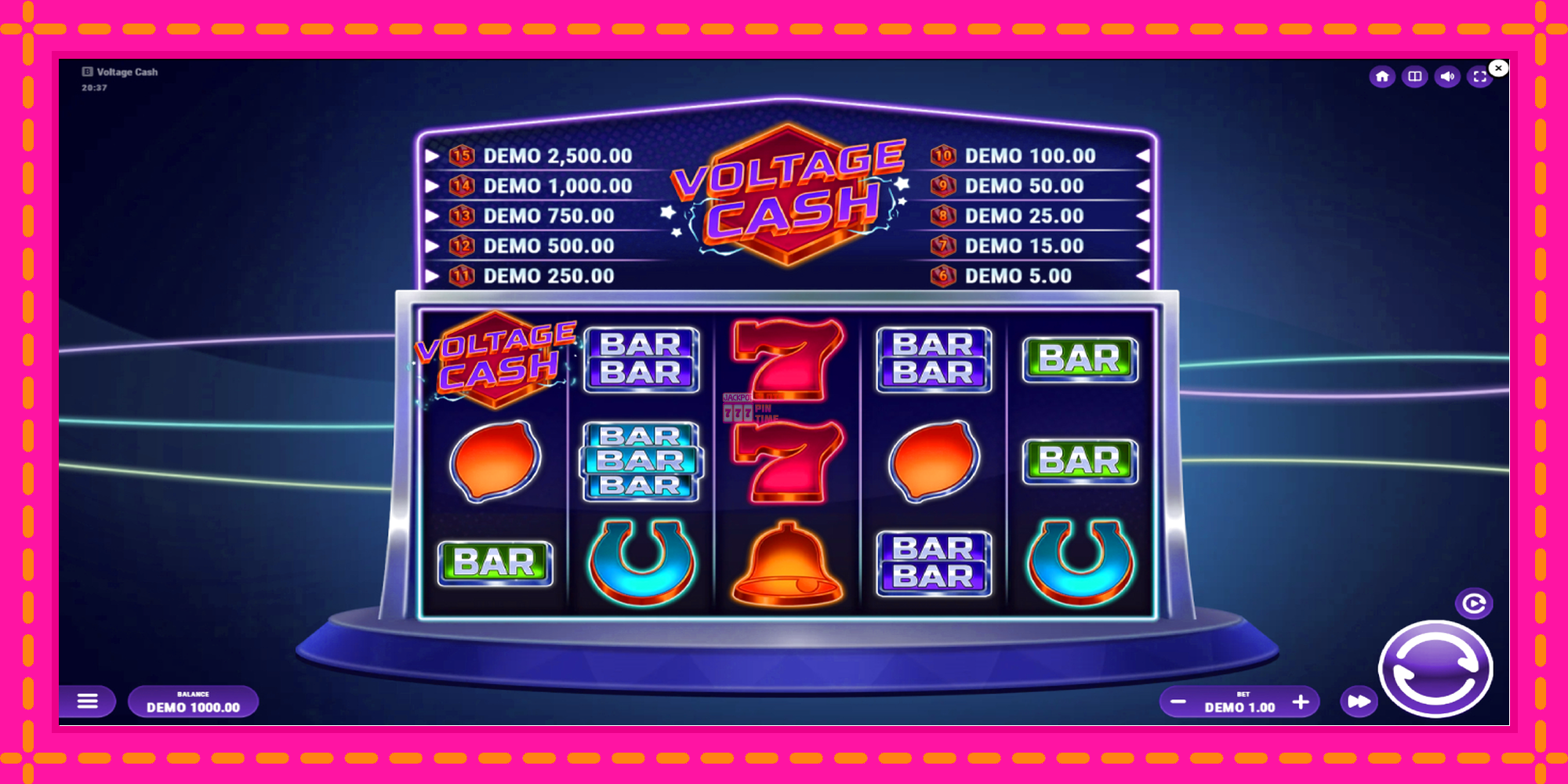 Slot machine Voltage Cash gratuitamente, immagine 2